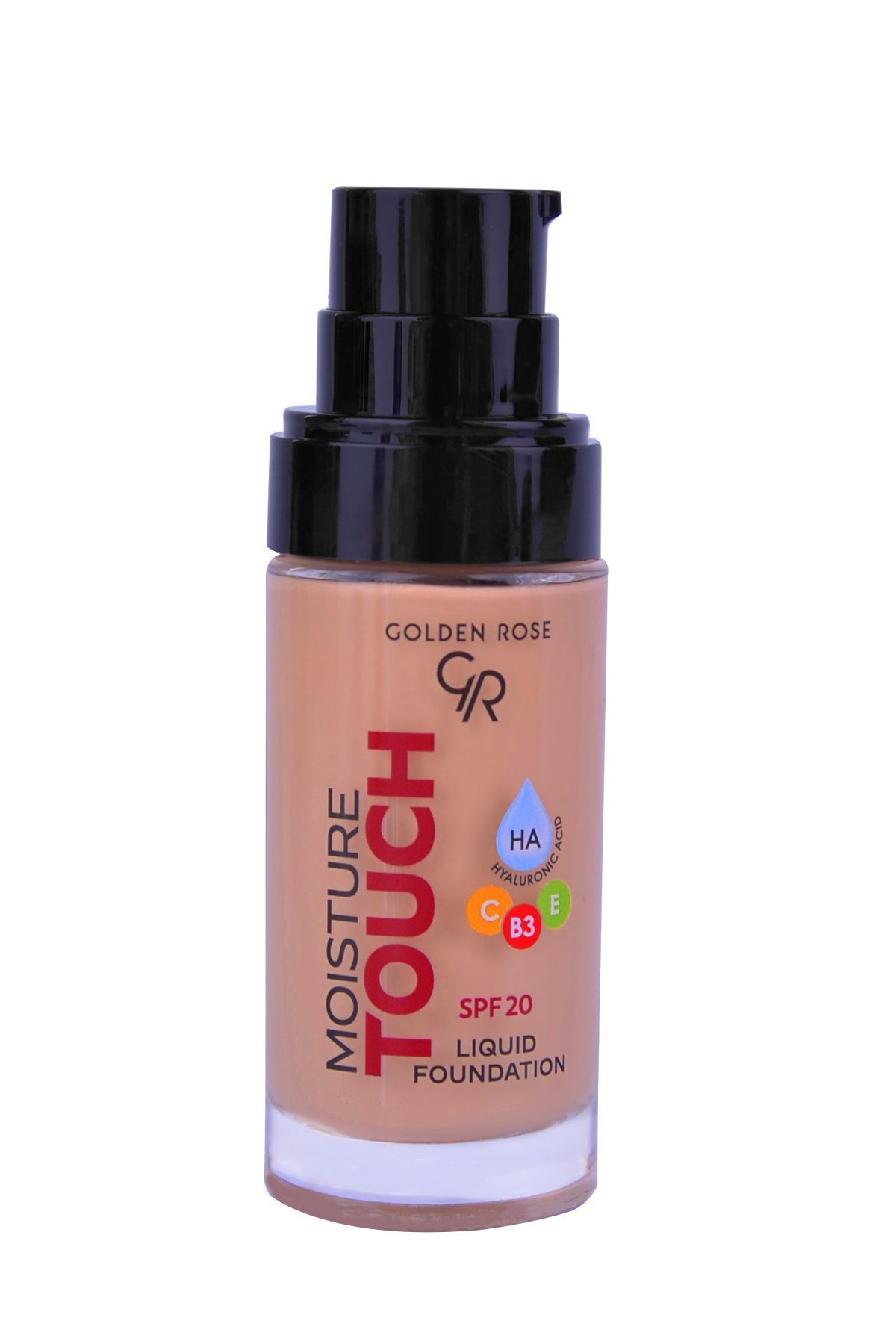 فونداسیون مایع Moisture Touch Spf20 No: 109 Foundation with Moisturizing - 8691190533748 Golden Rose