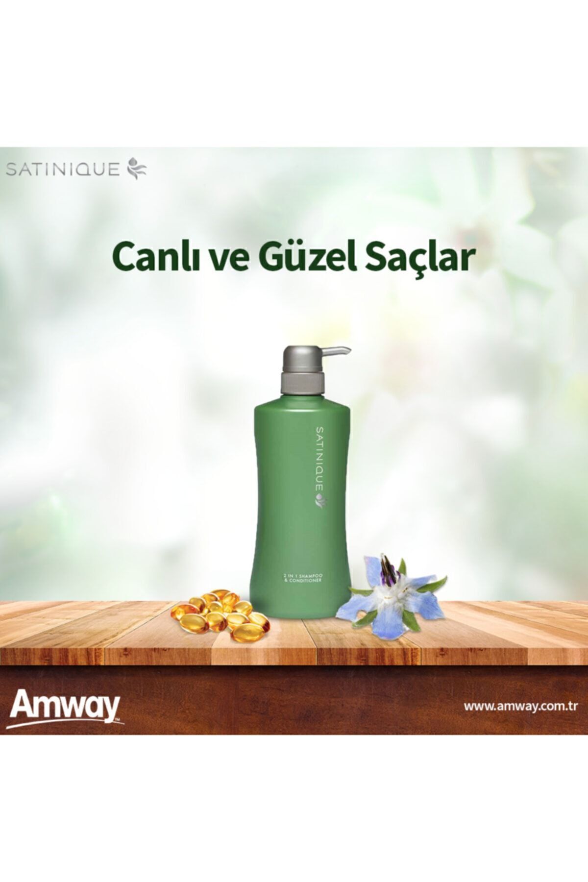 Genel Markalar 2'si 1 Arada Şampuan Ve Saç Kremi Satınıque™750ml