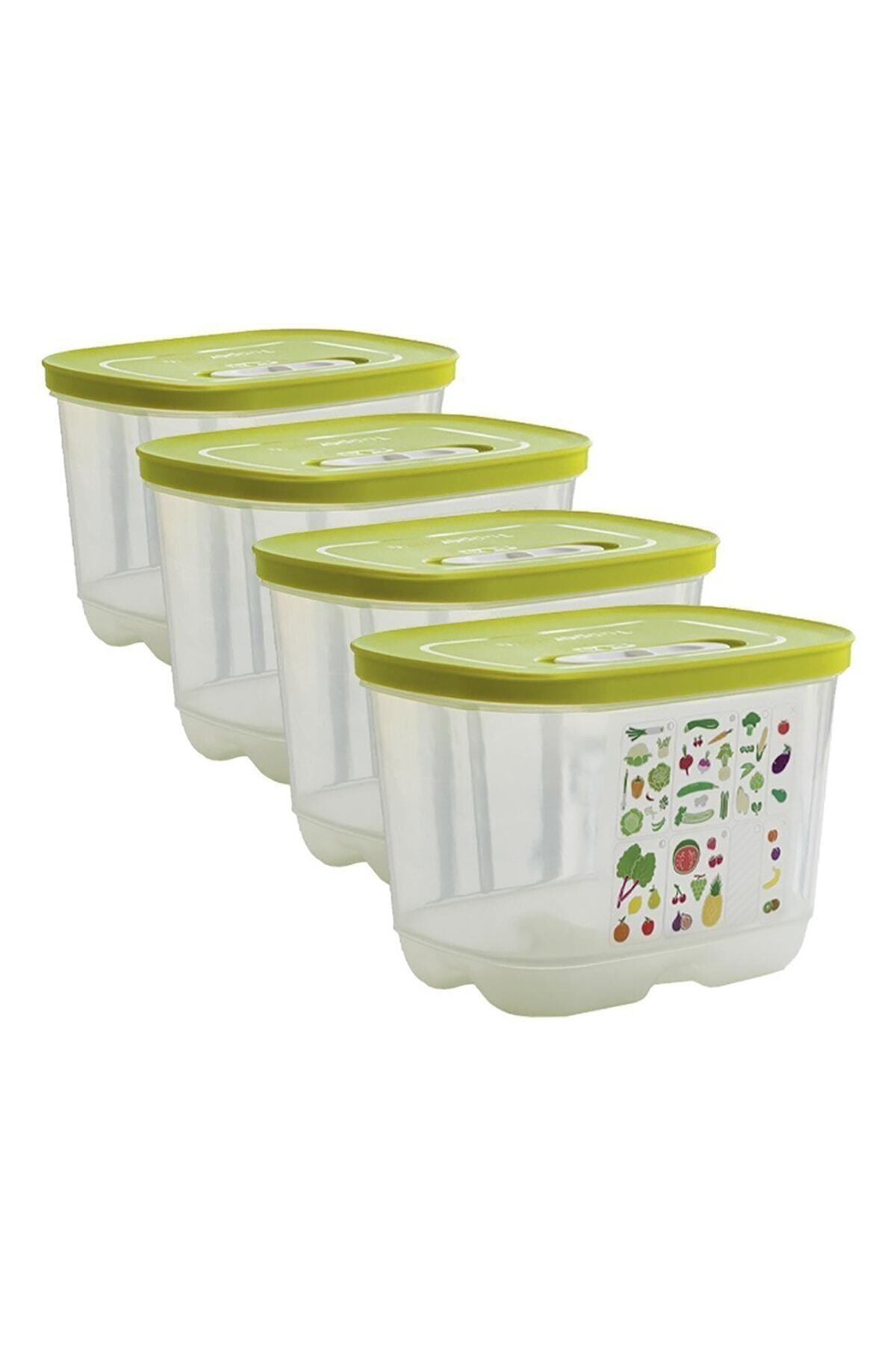 Tupperware-Greenhouse Refrigerator Storage Container Vertical (4 X 1.8 L) 1