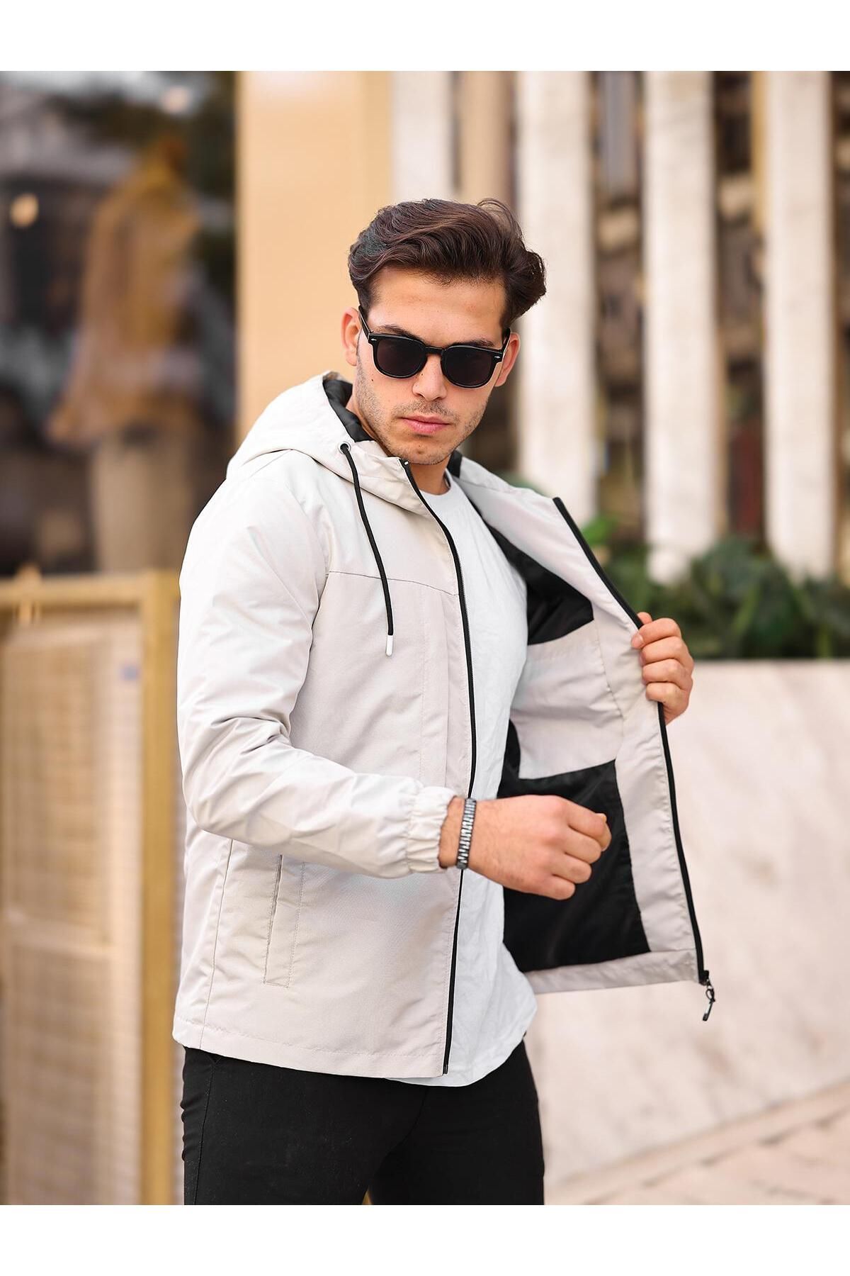 FLUEND MODA  Mevsimlik Su ve Rüzgar Geçirmez Astarlı Yazlık Mont - Görsel 4