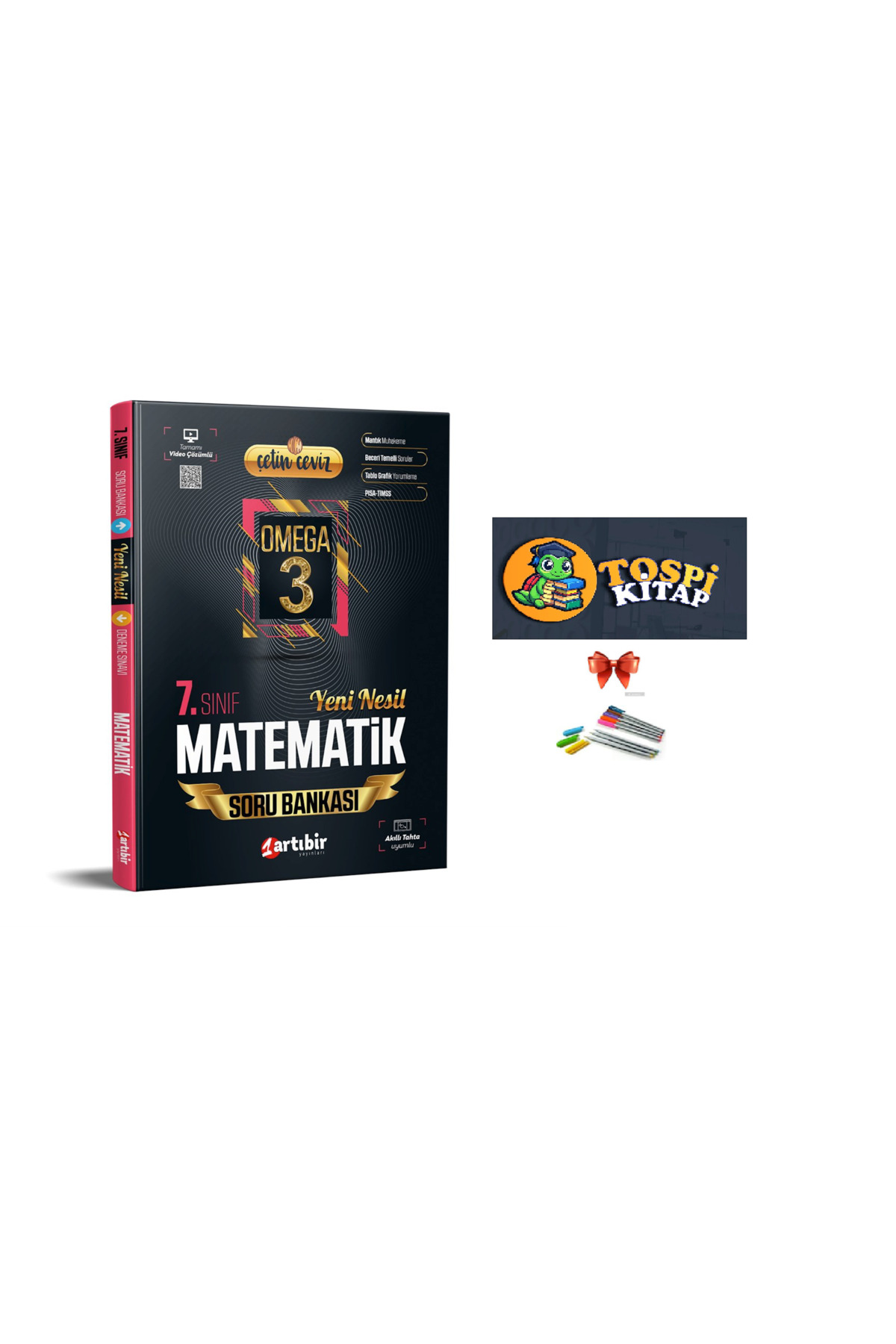 Artıbir Yayınları 7.Sınıf Çetin Ceviz Omega 3 MATEMATİK Soru