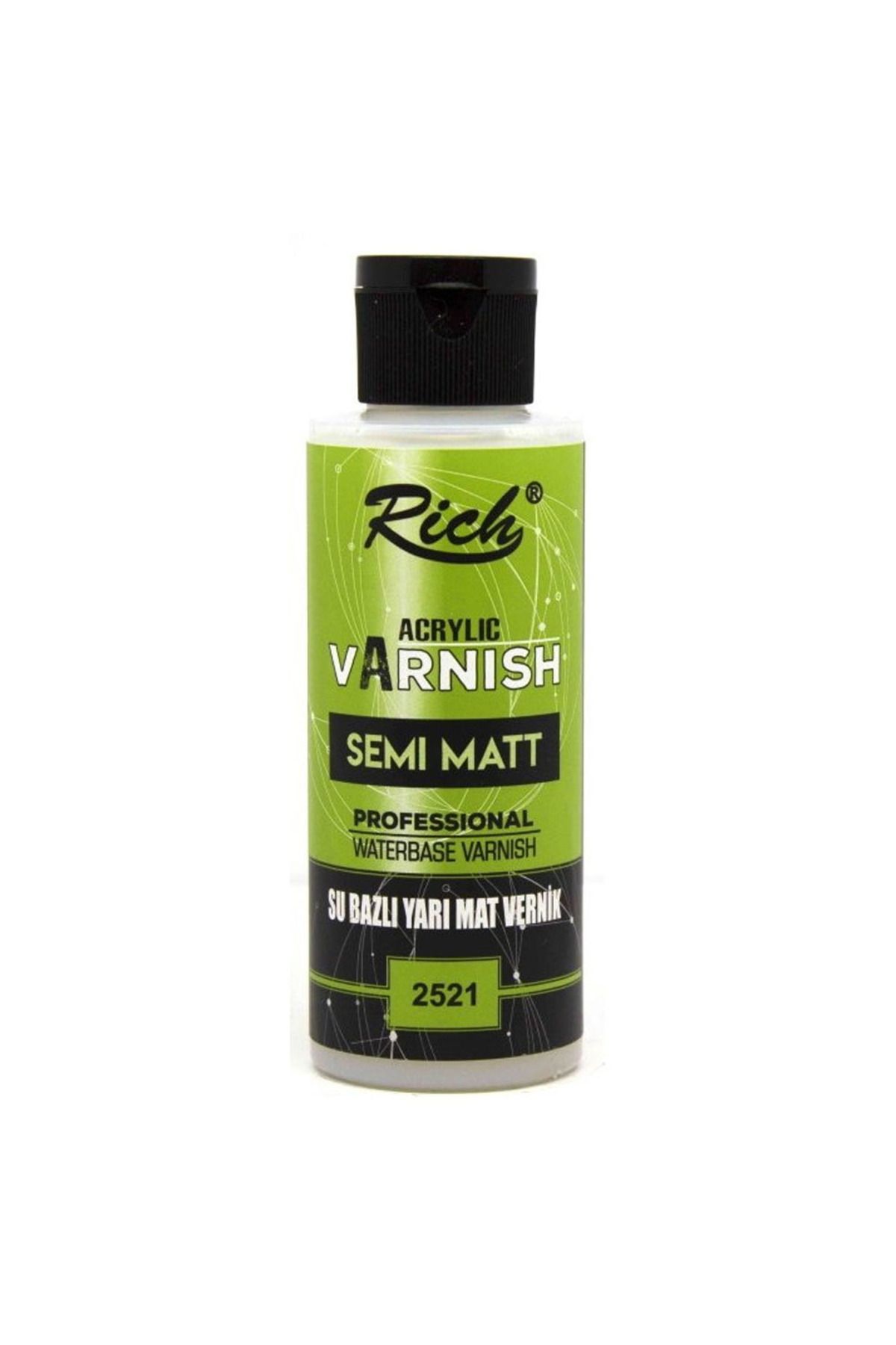 RİC-Rich Varnish Semi Matte Water Based High Gloss 120 CC - 120-2521 1