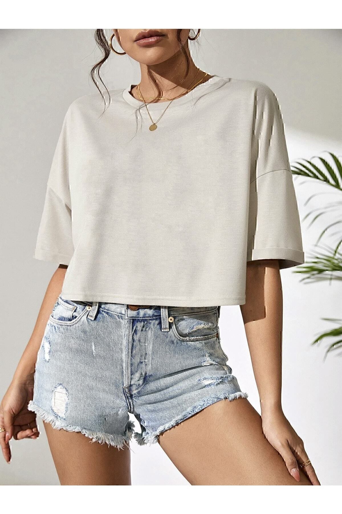 DAXİS Sportwear Company-Tricou oversized crop 2
