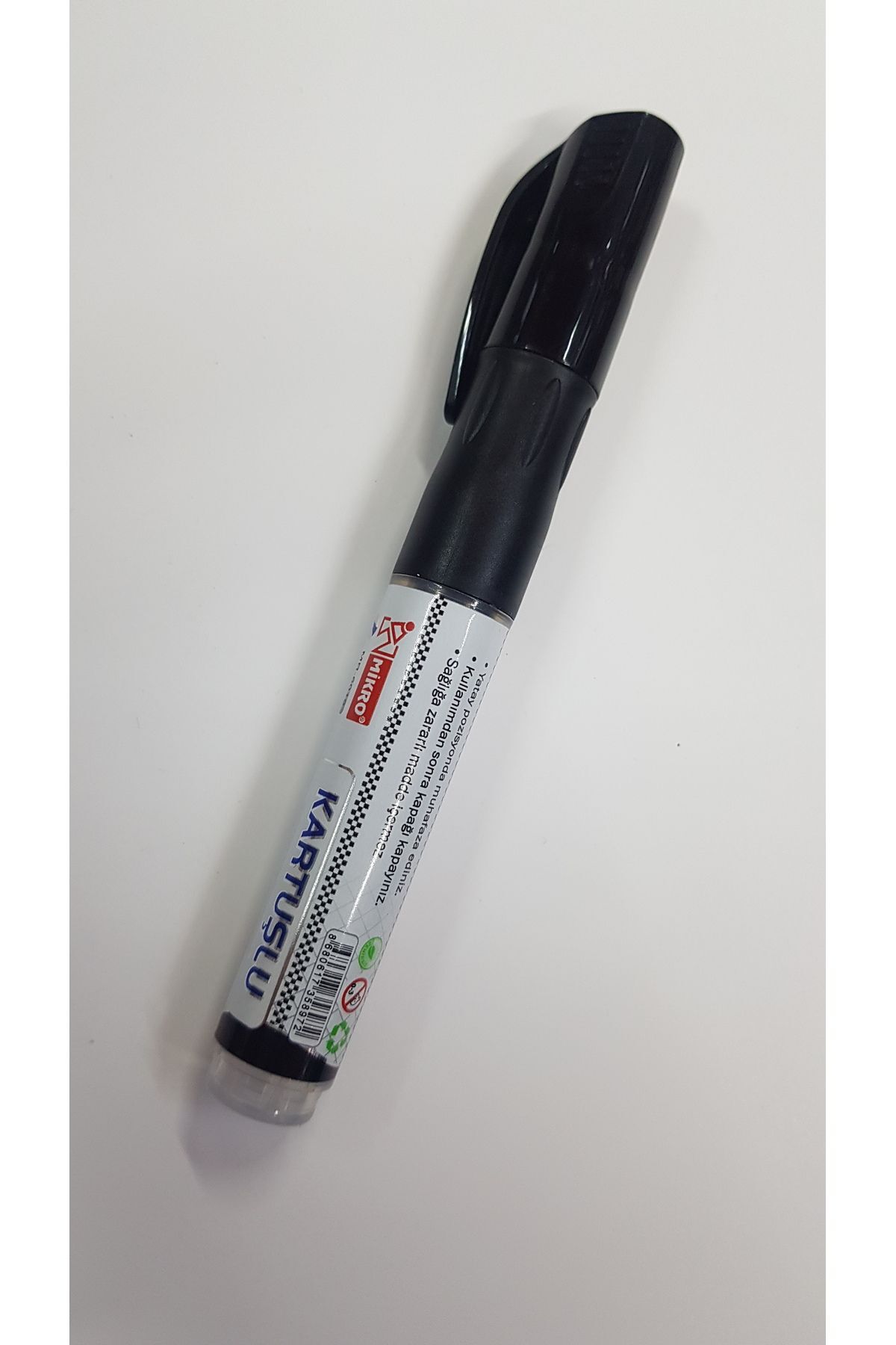 Mikro Kartuşlu Tahta Kalemi (Siyah)