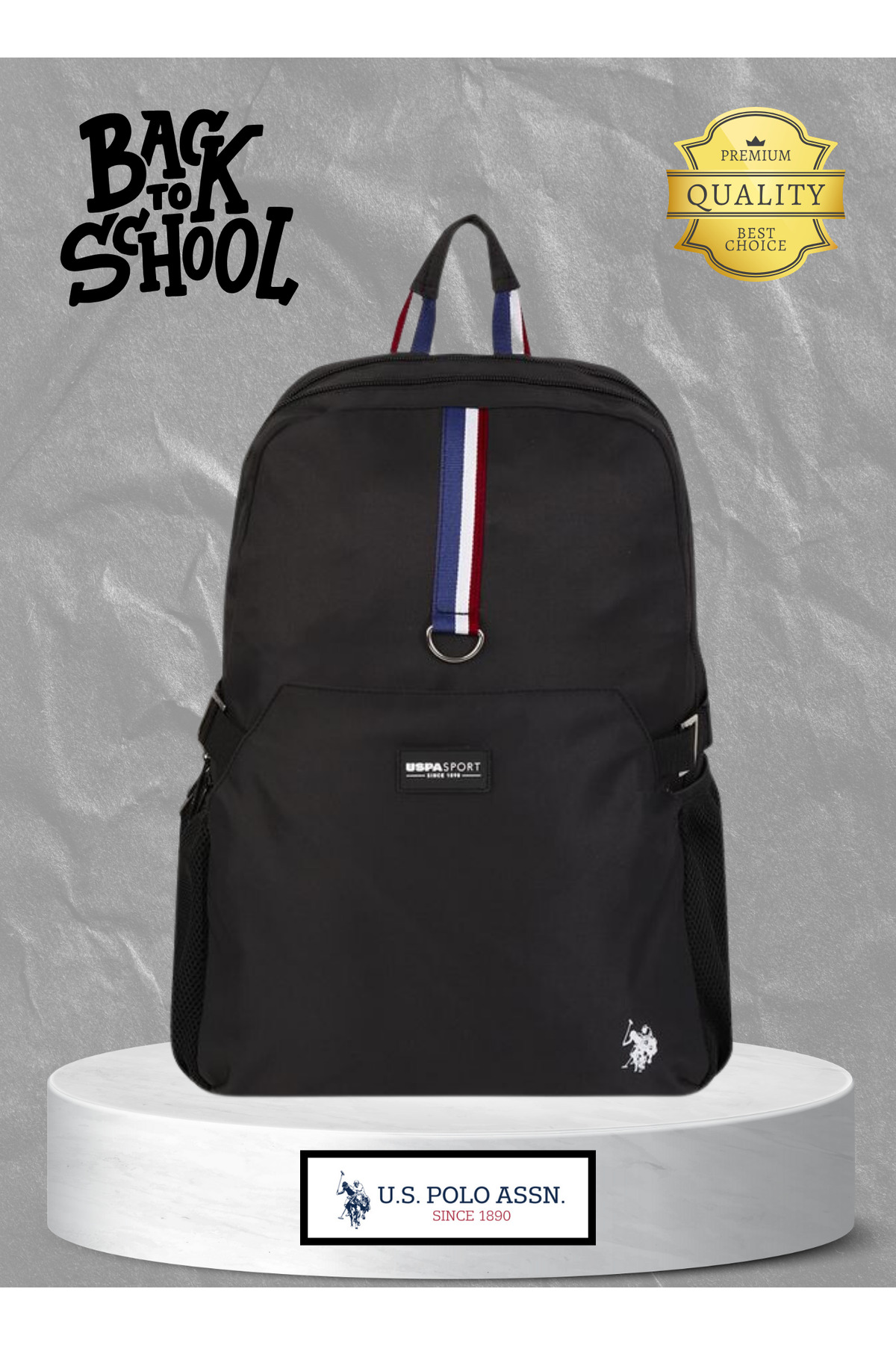 یو اس پولو کیف مدرسه ای کوله پشتی مشکی Bagno، کیف ممتاز