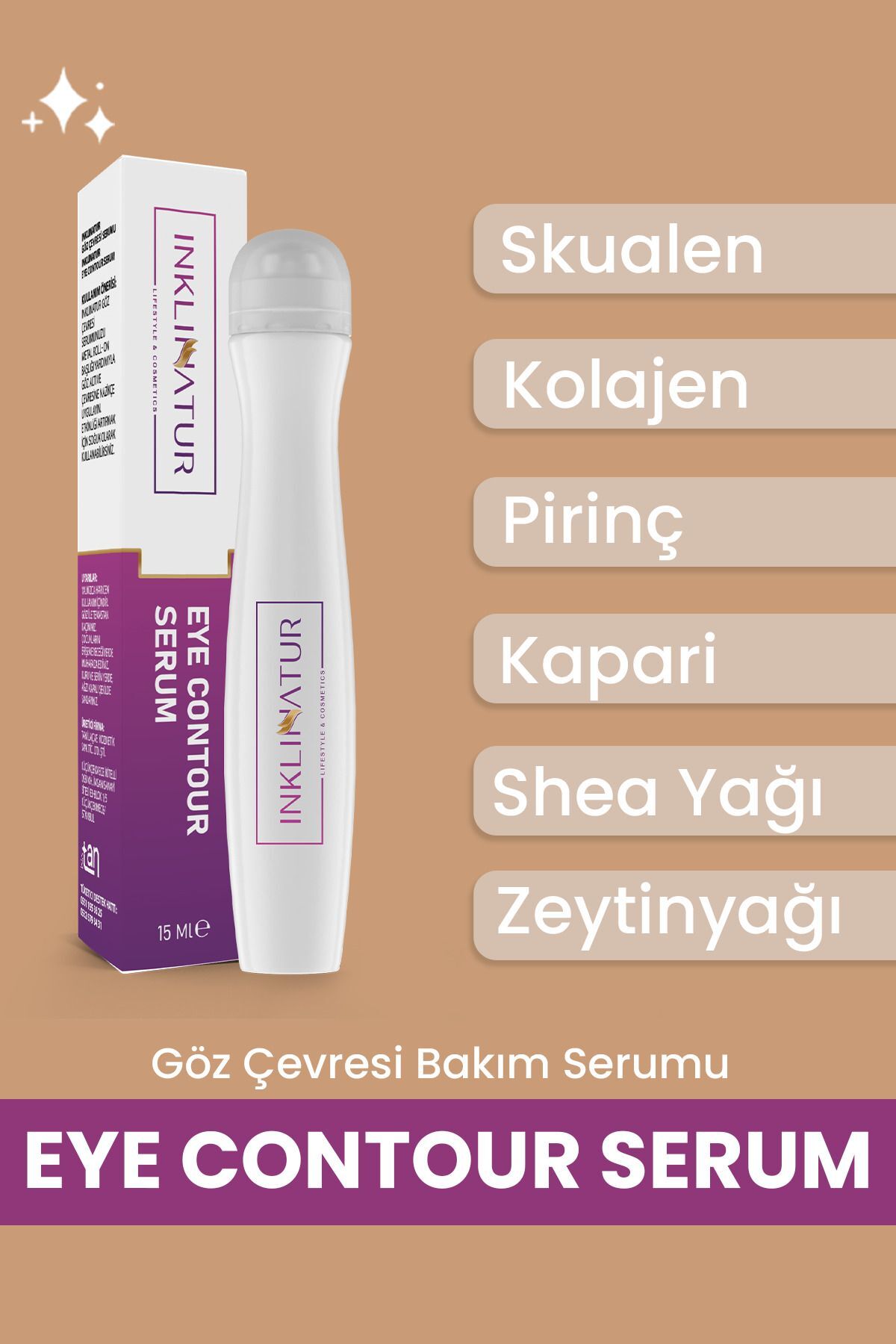 سرم چشم   INKLINATUR LIFESTYLE & COSMETICS | gcbs01 اورجینال - تصویر 4