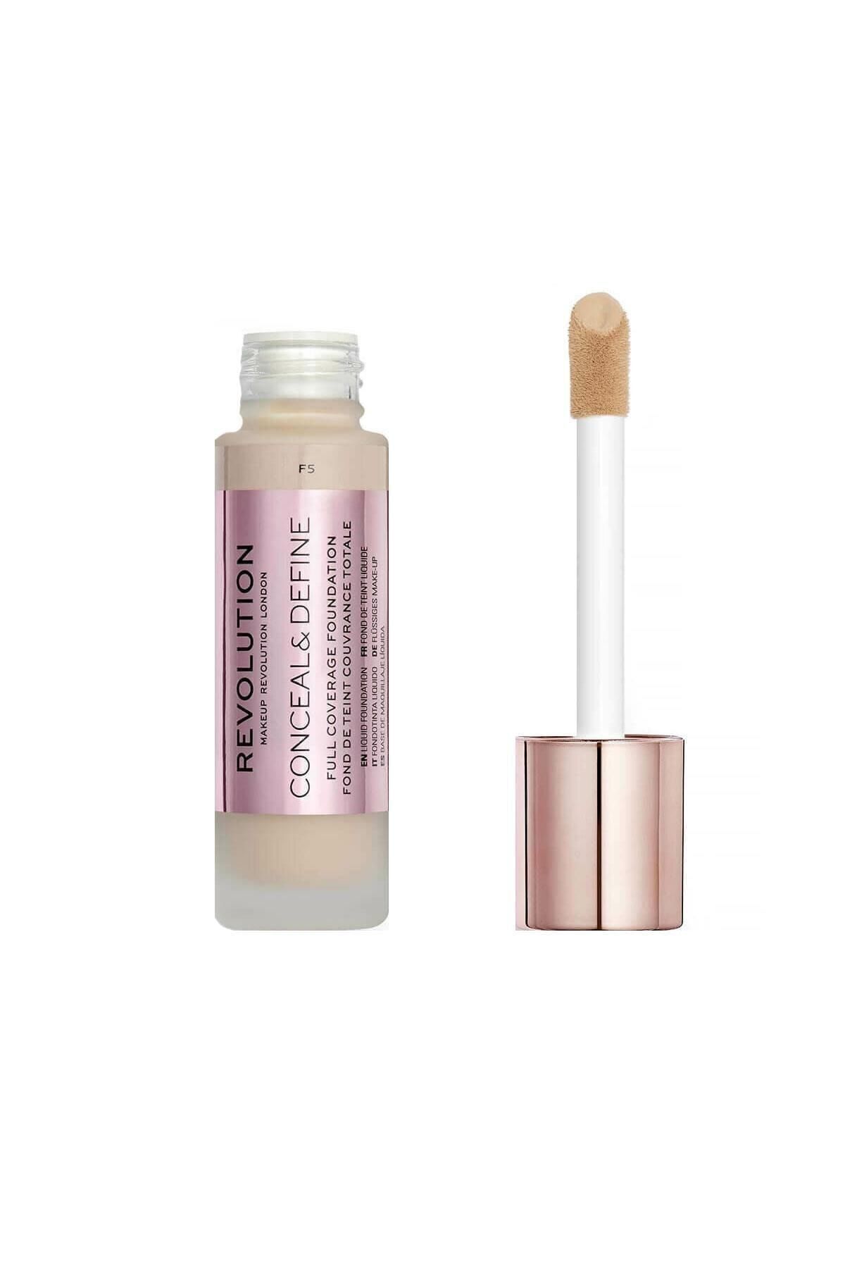 Revolution-Conceal Define Foundation Intensive Coverage Oil-Free Foundation F5 3