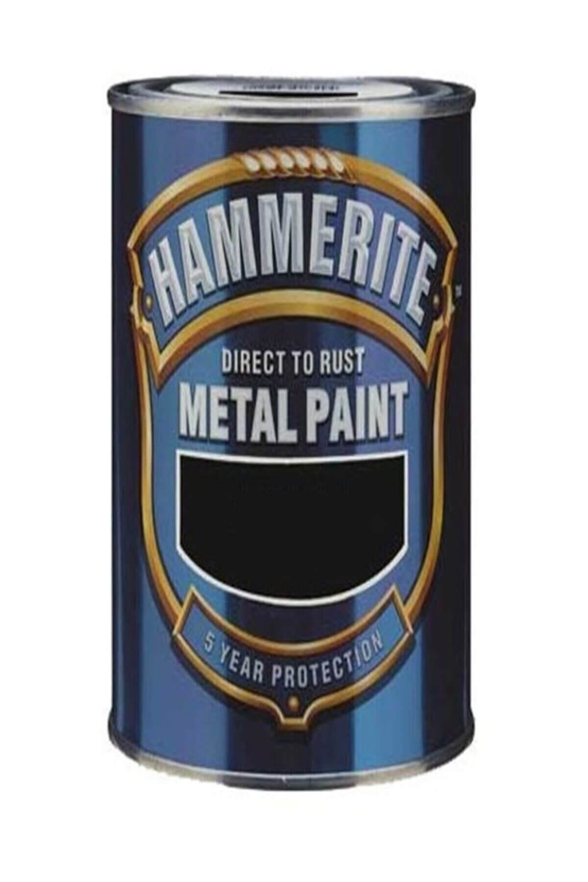 Hammerite Direct Rust Over Hammered Metal Paint Dark Green 0.75 Lt