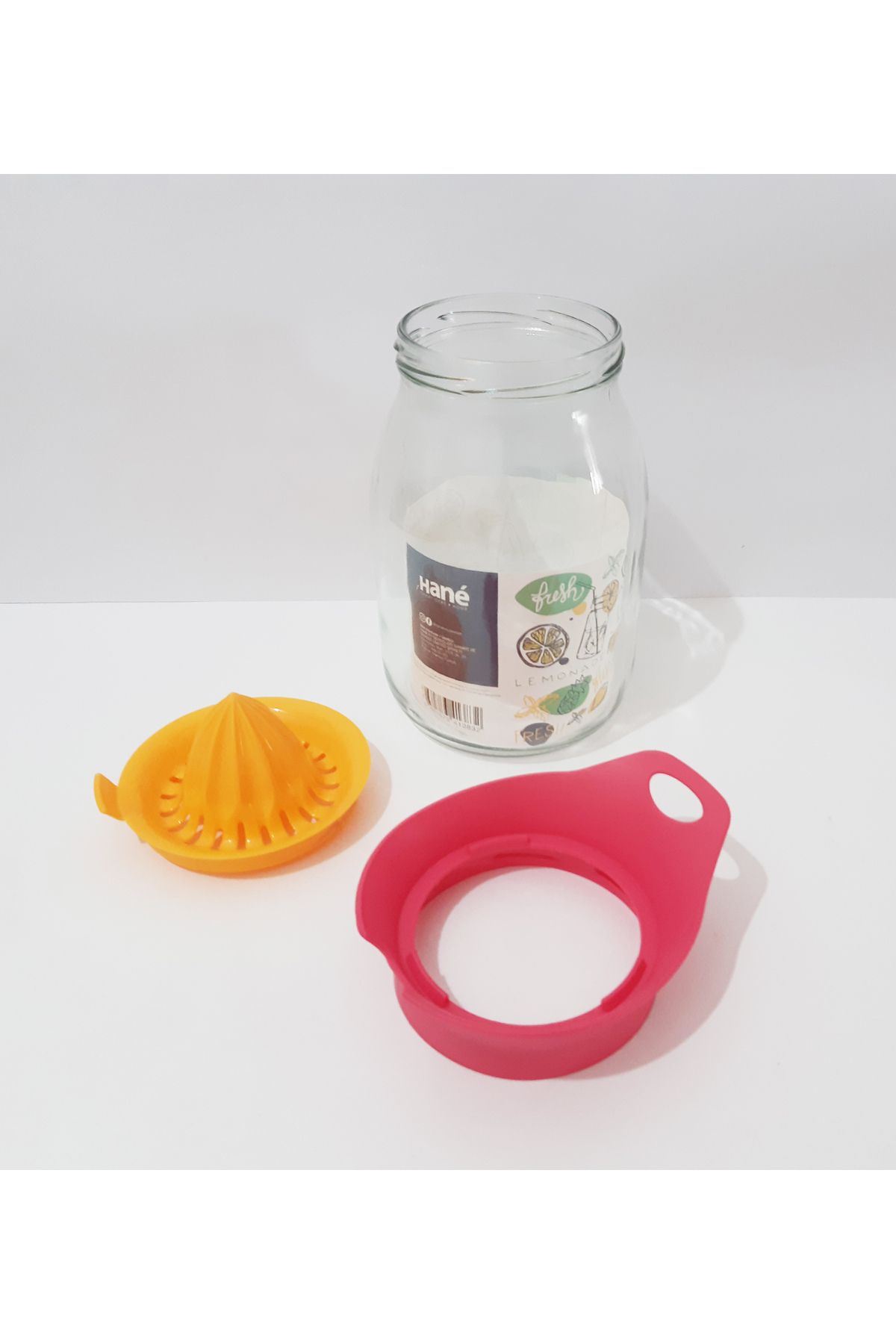renkli çiçekler-1000 ml Citrus Juicer - Glass Lemon Bowl and Lemon Orange Grapefruit 5