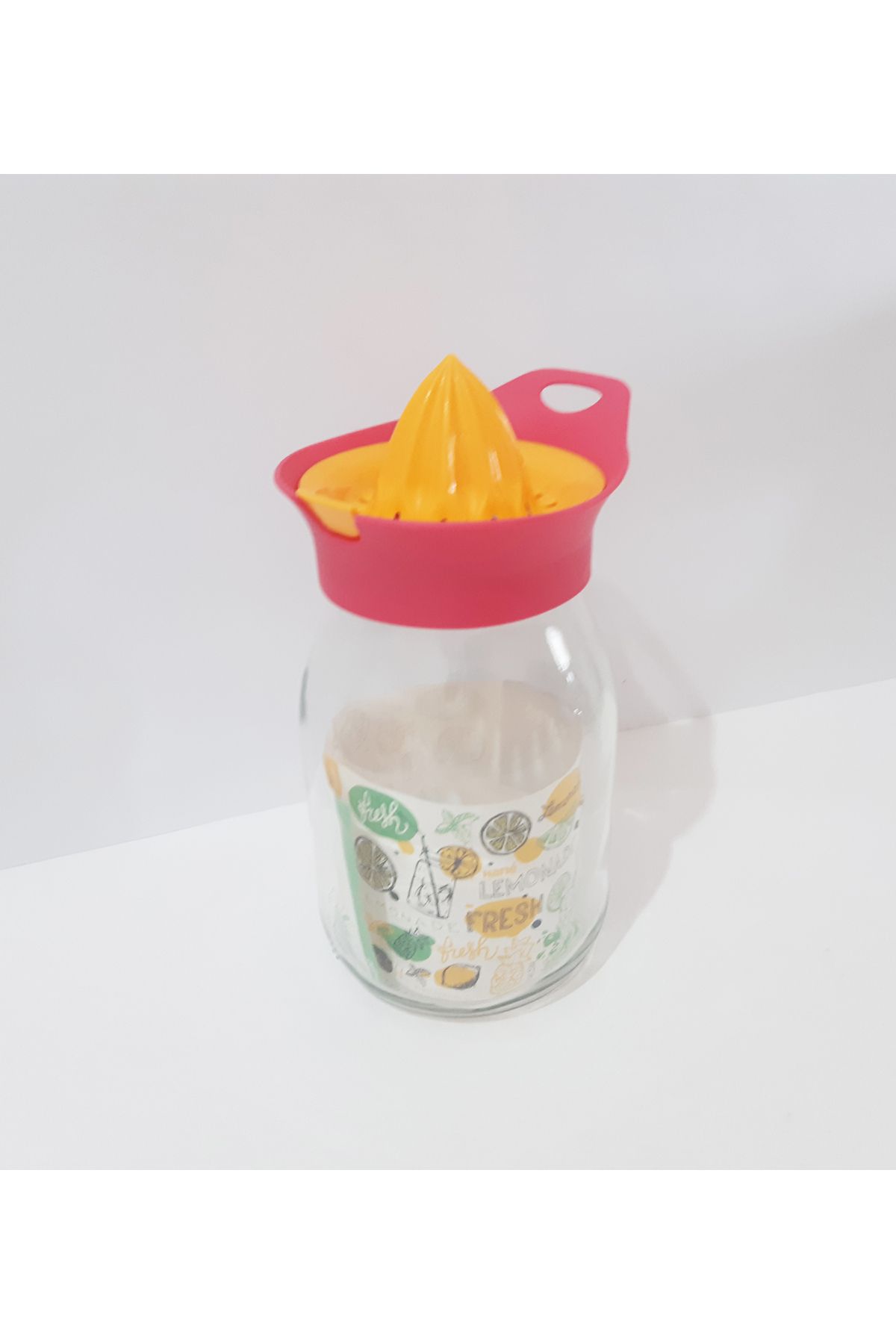 renkli çiçekler-1000 ml Citrus Juicer - Glass Lemon Bowl and Lemon Orange Grapefruit 3