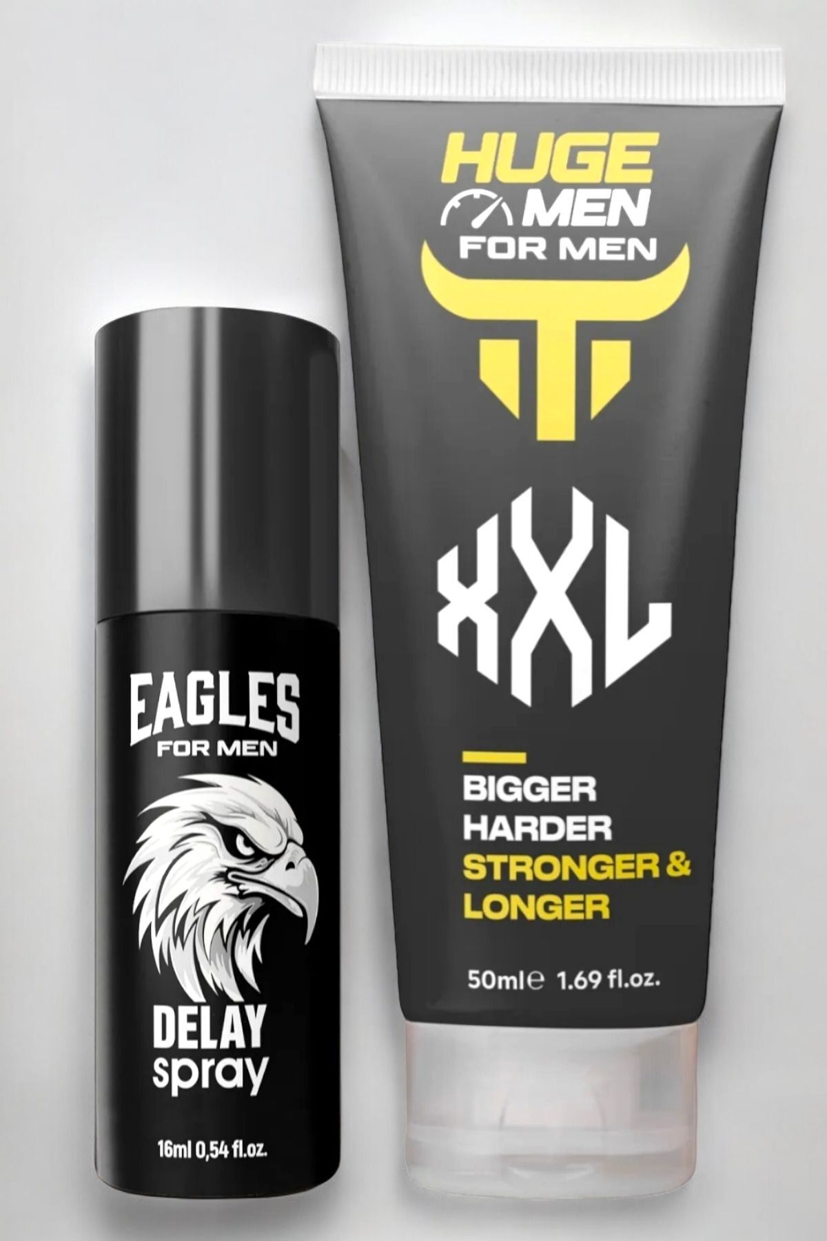 HUGE MEN Muhteşem İkili Set  Geciktiricili Etkili 16 ml Sprey