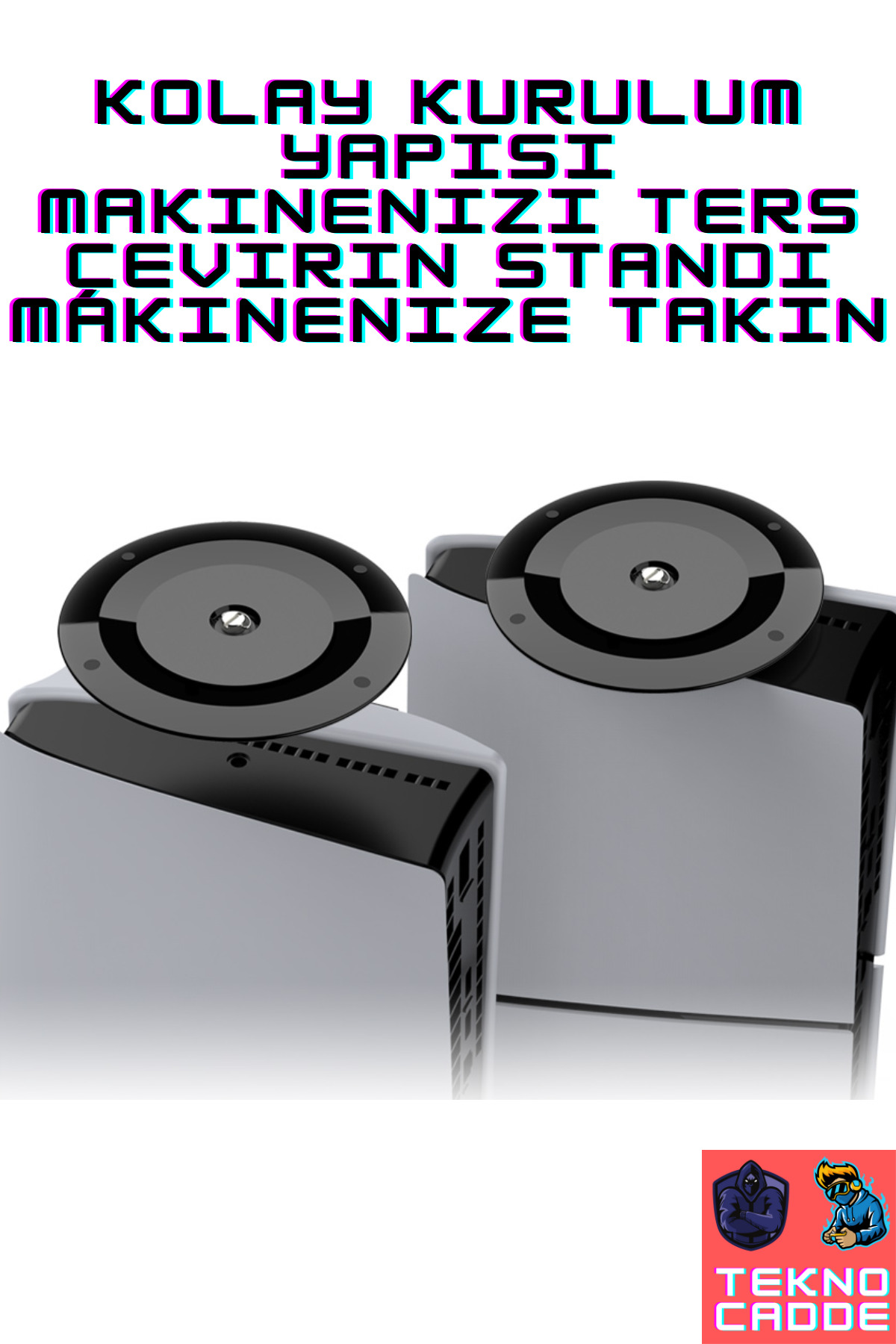 TP5-3573 Ps5 Slim Disk/Ps5 Slim Dijital Uyumlu ULTRA İNCE DİKEY STAND 6