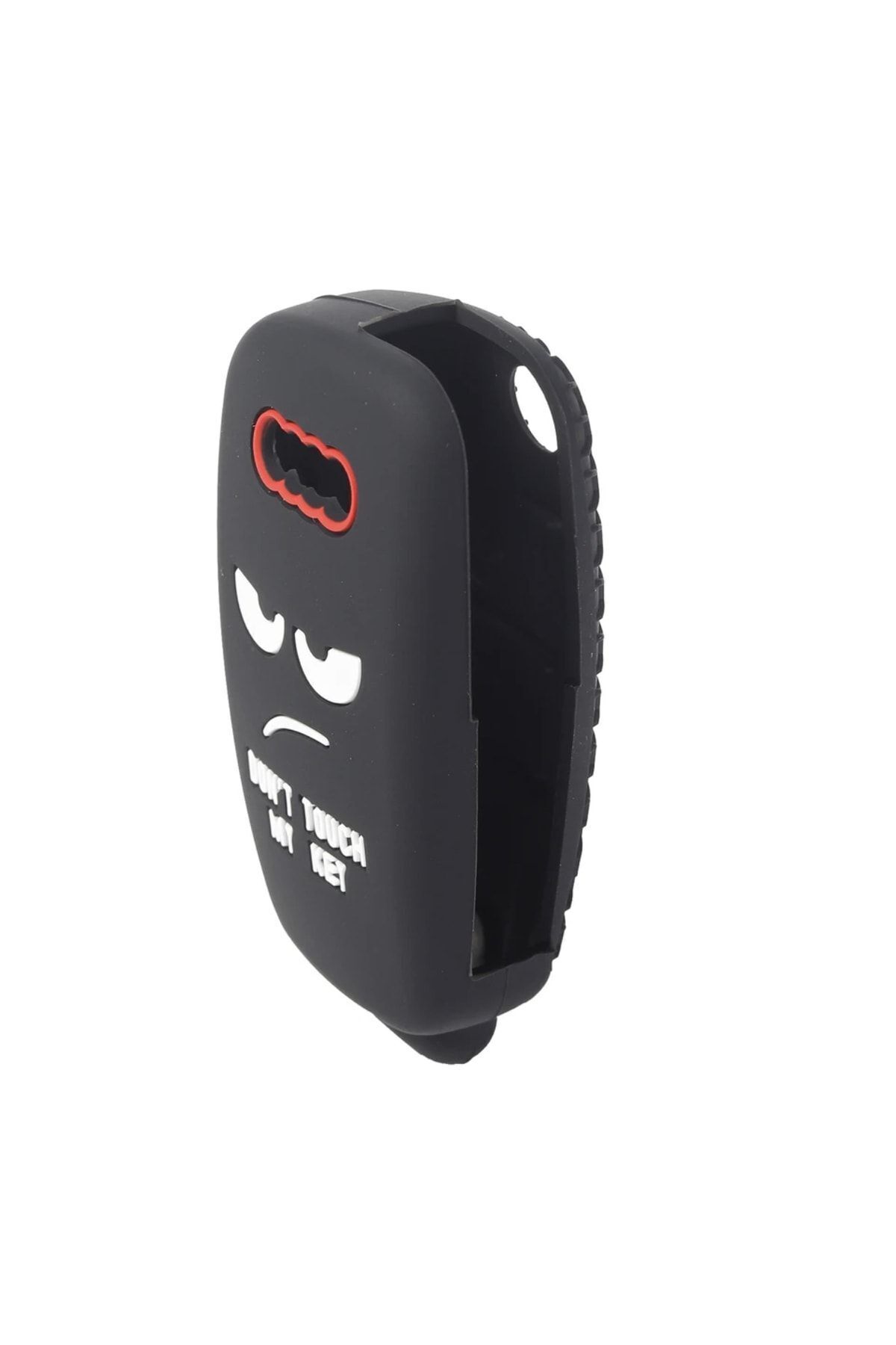 emii auto spare parts-For Audi A1 A3 8P 8L A4 A5 B6 B7 B8 A6 A7 C5 C6 4F Q3 Q5 Q7 8V KEY CASE Black/Red 5