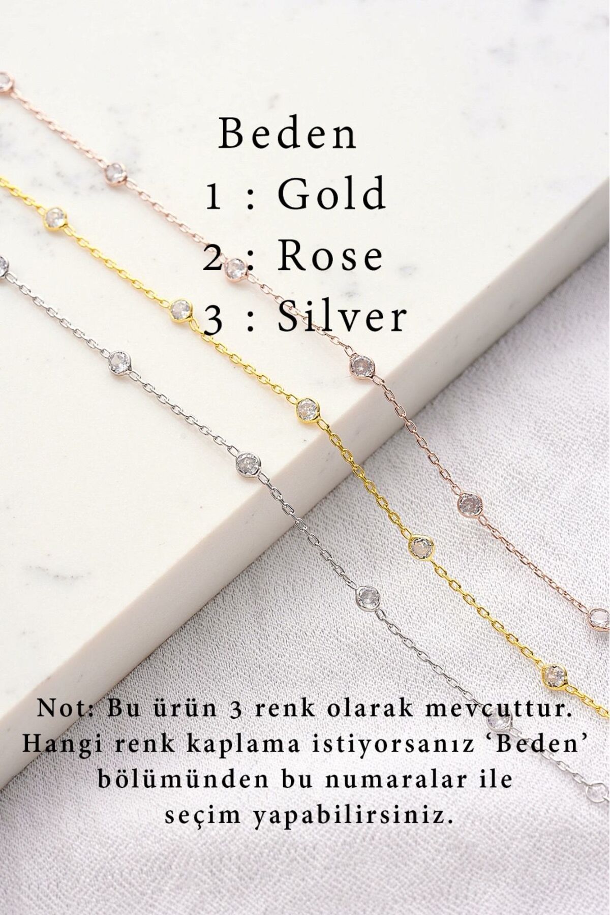 Queen Silver Jewelry 925 Ayar Gümüş, Zirkon Taşlı Kolye görsel 5