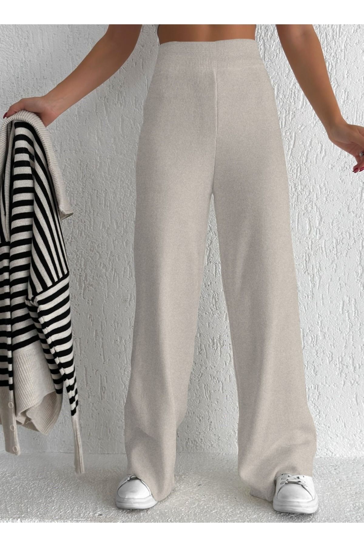 Wide leg sweater pants sales