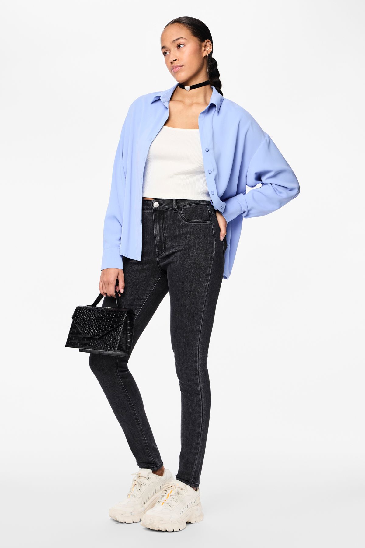 PIECES Pcdea Hardware Skinny Dg Jegging - Noos Kobieta - XS