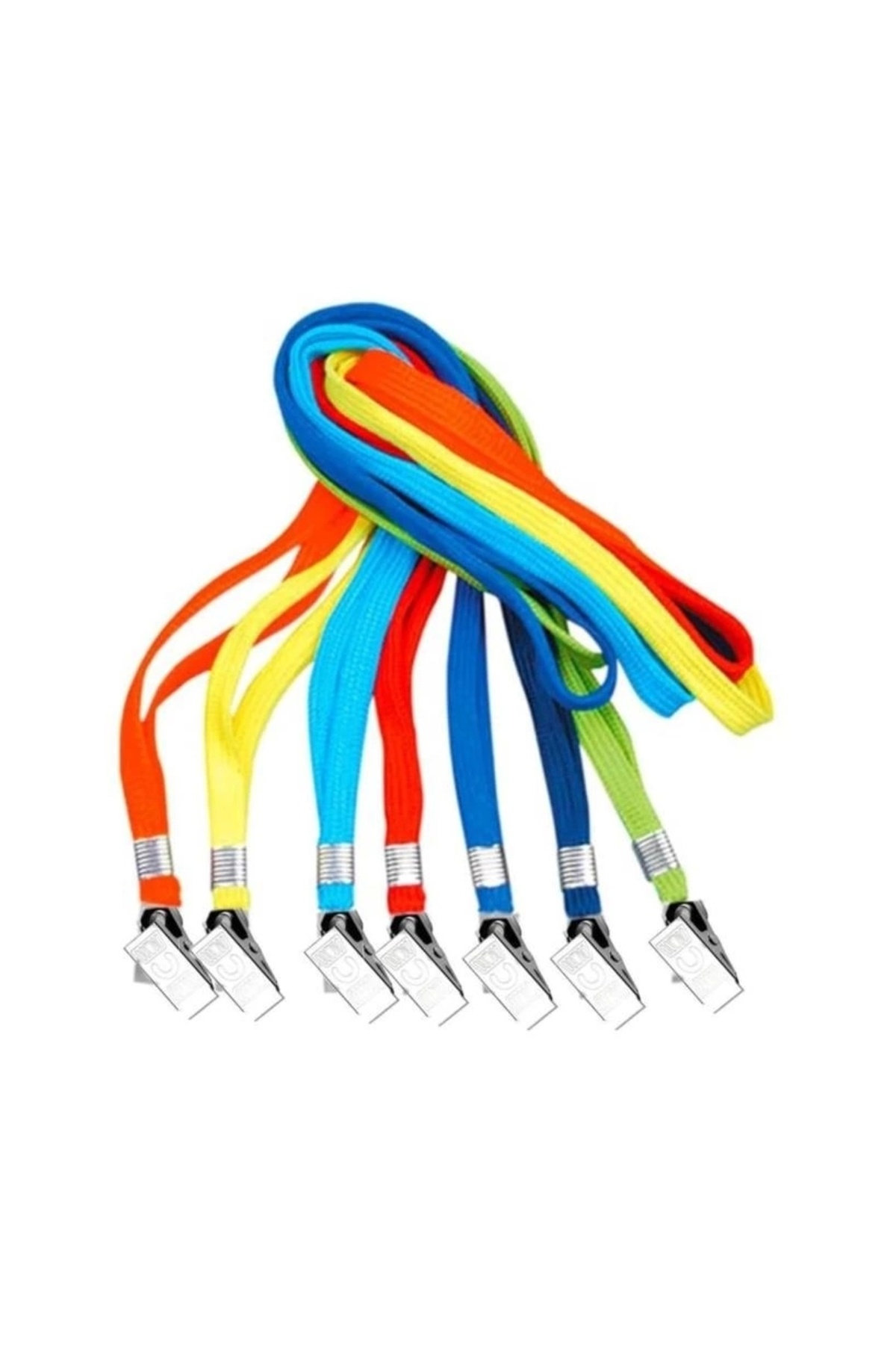 Colors Pachet De 50 De Curele De Card Maro Cu Cleme Metal-plastic - One Size