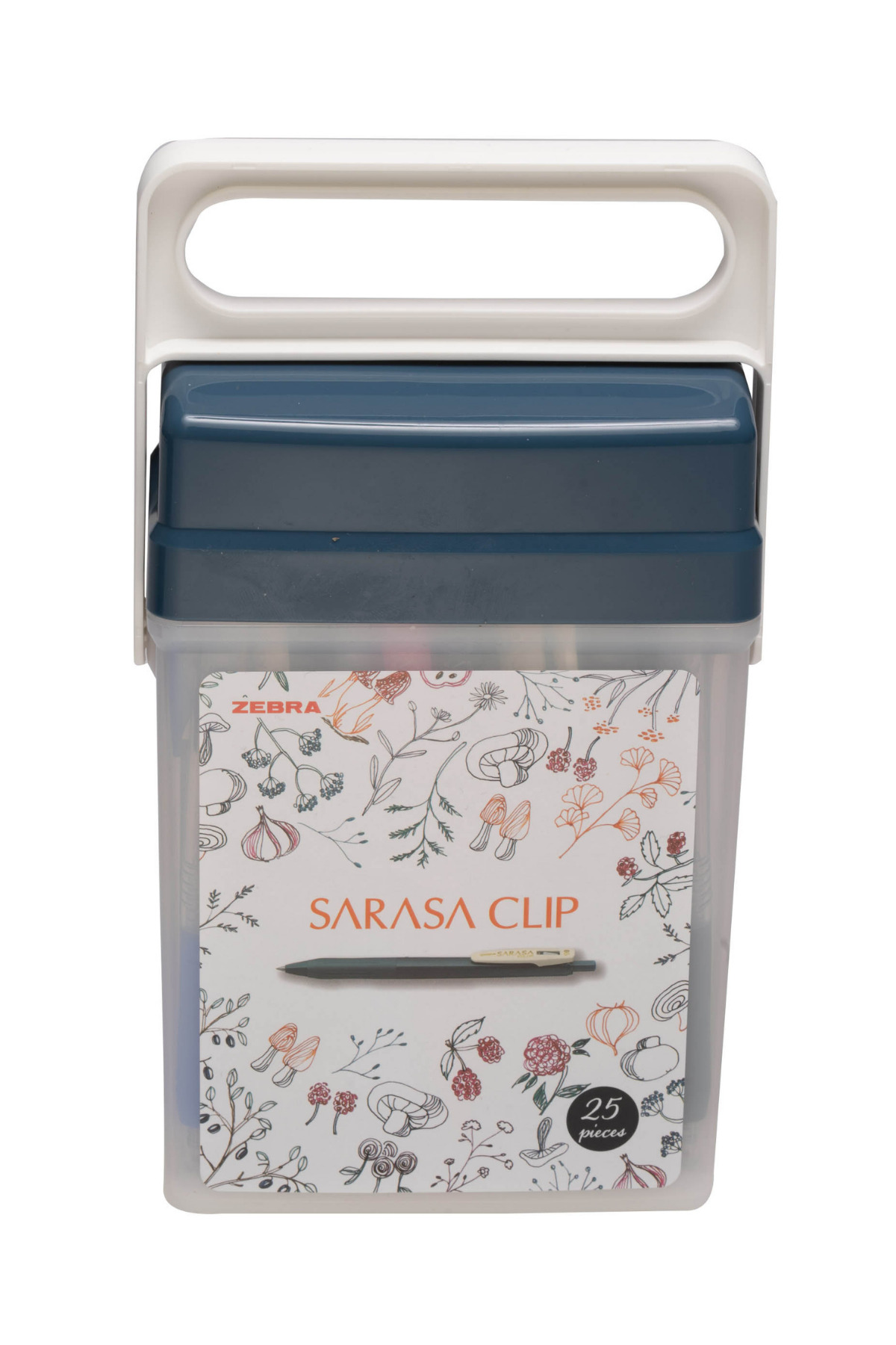 Zebra Sarasa 0.5mm Z Box 25'li Jel Kalem Seti Plastik Çantalı Set