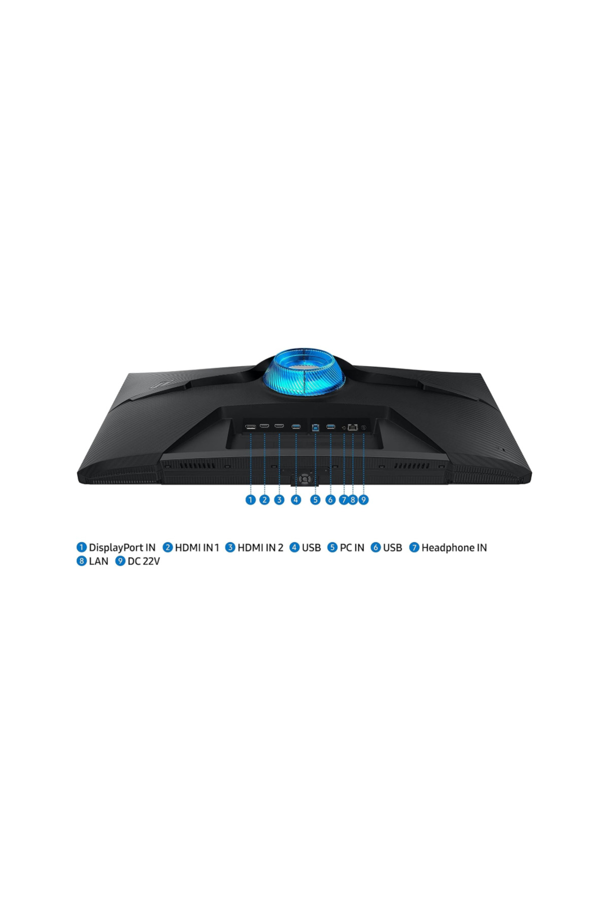Odyssey G7 32 inç UHD 1ms 144Hz HDR400 G-Sync Smart Oyun Monitörü Kumandalı 6