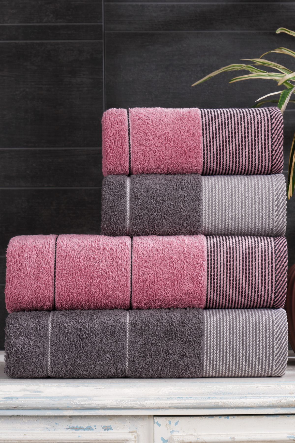 Casnack-Set prosoape de baie Afilli din 4 piese - Confortabil și elegant 2