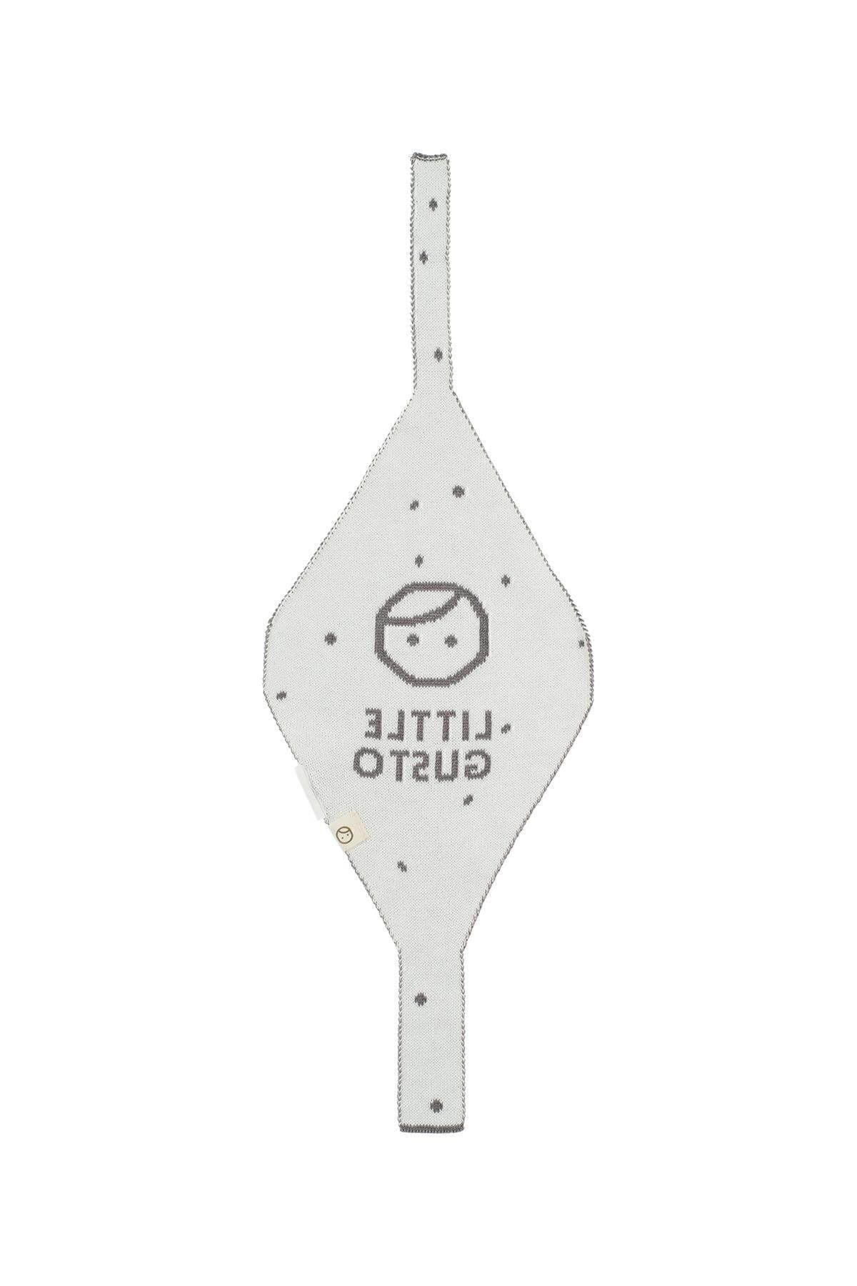 Little Gusto Bebek Örgü Emzik Bezi Cosmos Gri Organik Pamuk fotoğrafı 2 (önizleme)