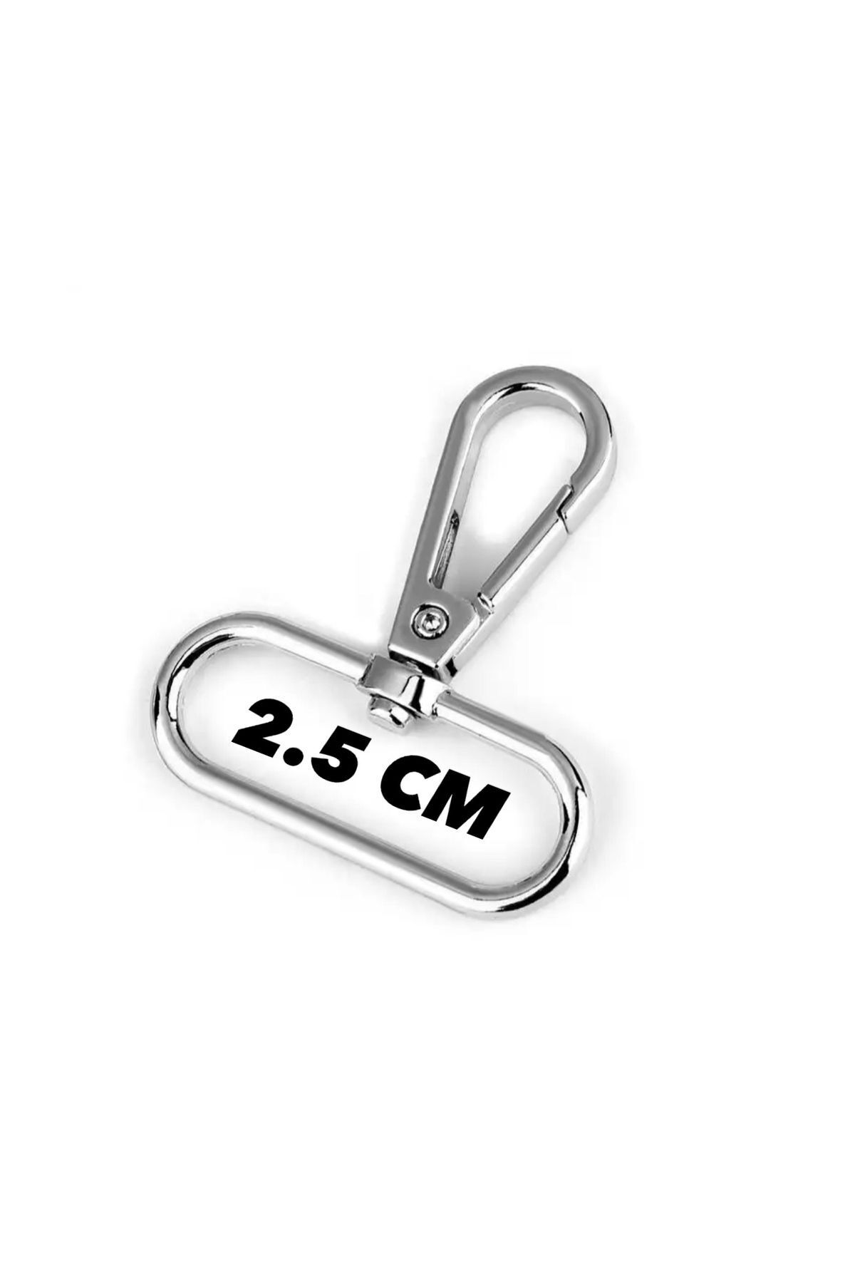 2.5 Cm Imported Bag Parrot 5 Pieces Silver-Metal Accessory