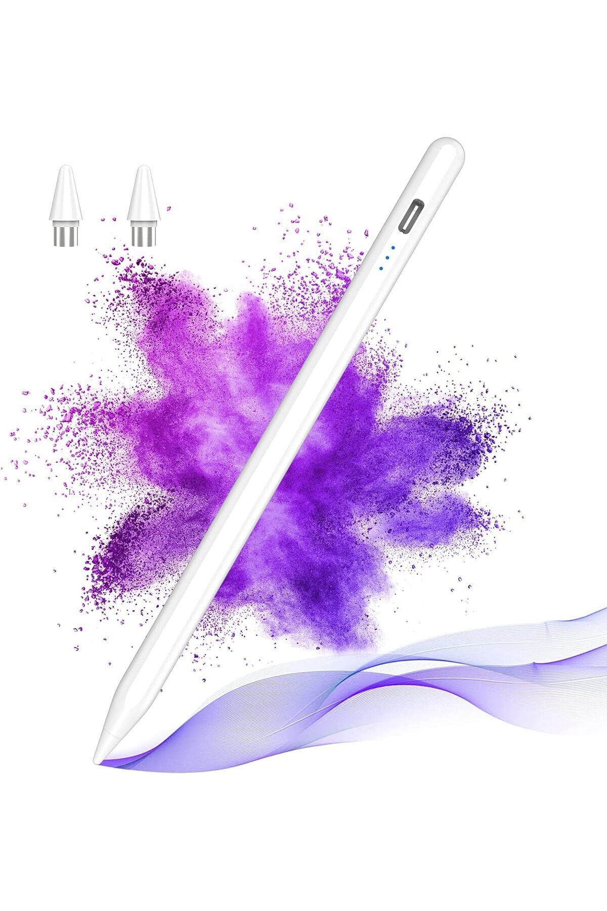Ipad Uyumlu Hassas Avuç Içi Reddetmeli Stylus Pen Dokunmatik Şarjlı Akıllı Apple Tablet Kalem