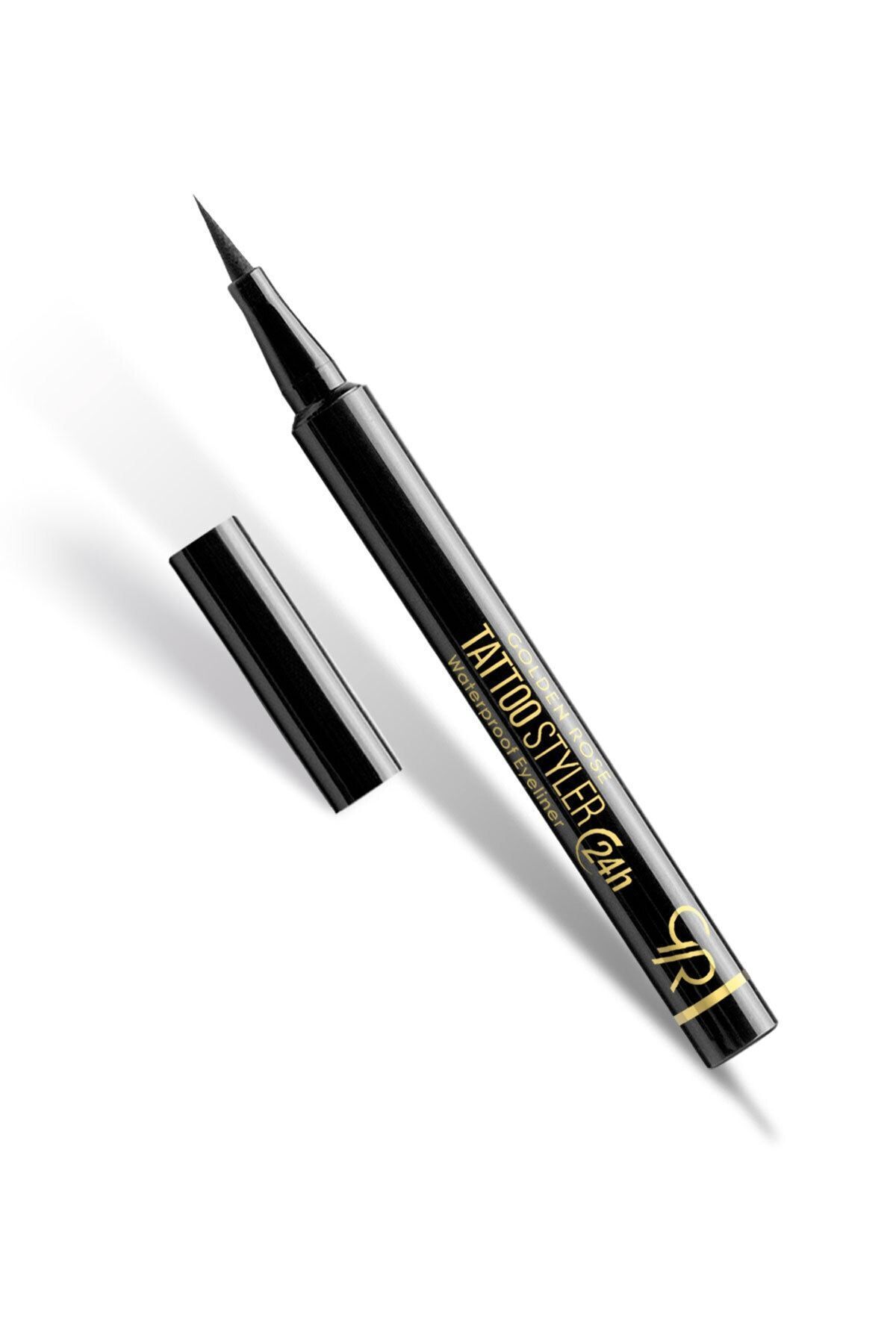 خط چشم ضد آب تاتو استایلر Midnight Black - خط چشم مشکی ضد آب - 8691190512286 Golden Rose