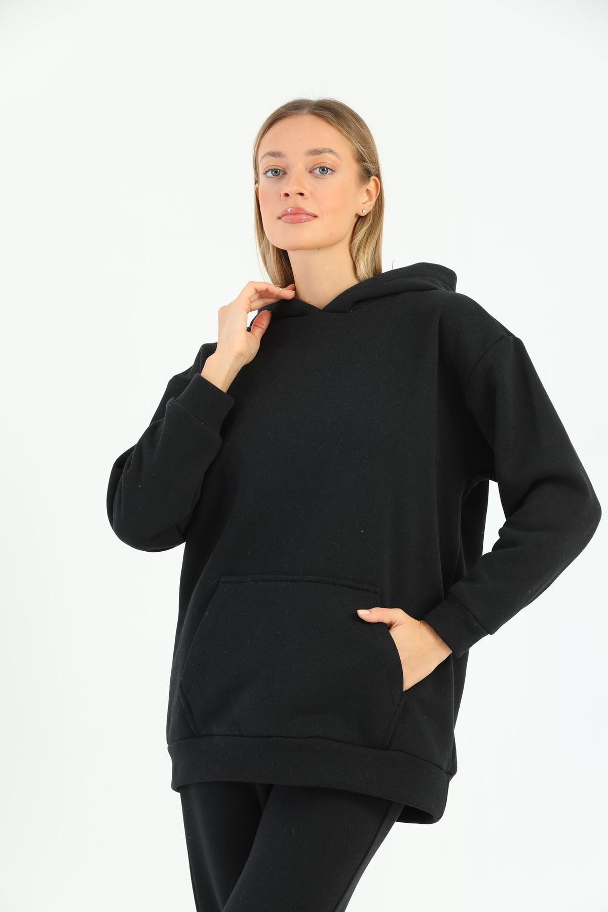 DaKa-Fleece Kangaroo Pocket 3 Thread Tracksuit Set 2