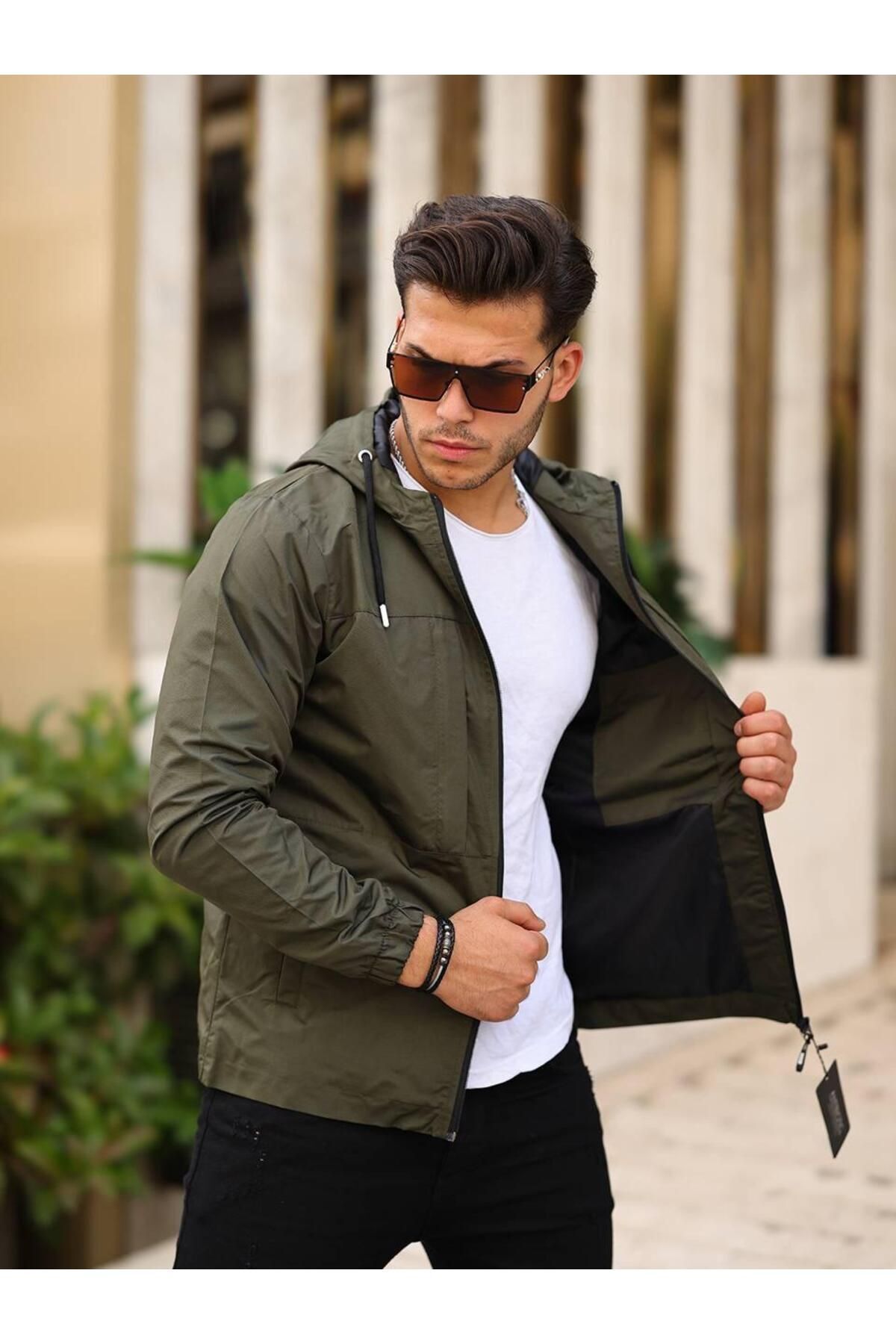 FLUEND MODA Mevsimlik Su ve Rüzgar Geçirmez Astarlı Yazlık Mont görsel 3