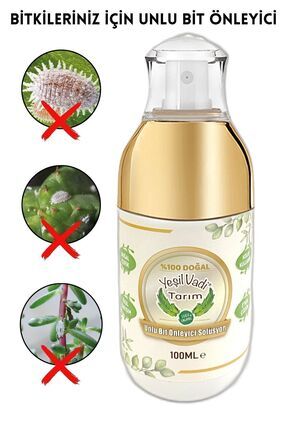 YEŞİLVADİ Organik Unlu Bit Yaprak Biti Önleyici Solüsyon 100ml