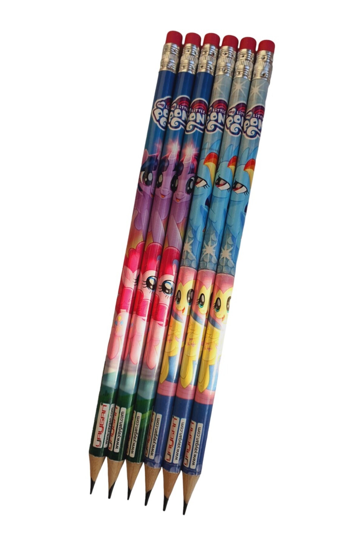 Polin Pony Silgili Kurşun Kalem 6'lı Paket