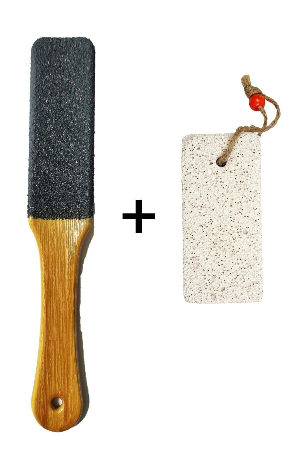 Genel Markalar Ahşap Topuk Törpüsü Ve Ponza Taşı /topuk Törpüsü/ponza Taşı