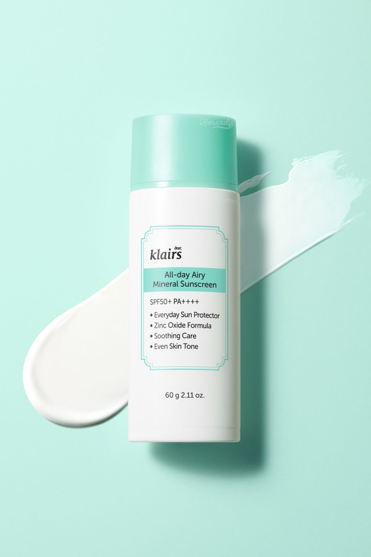 ضد آفتاب تمام روزه ایری مینرال Spf50 Pa (KORENDY) ضد آفتاب 35 گرم Dear Klairs