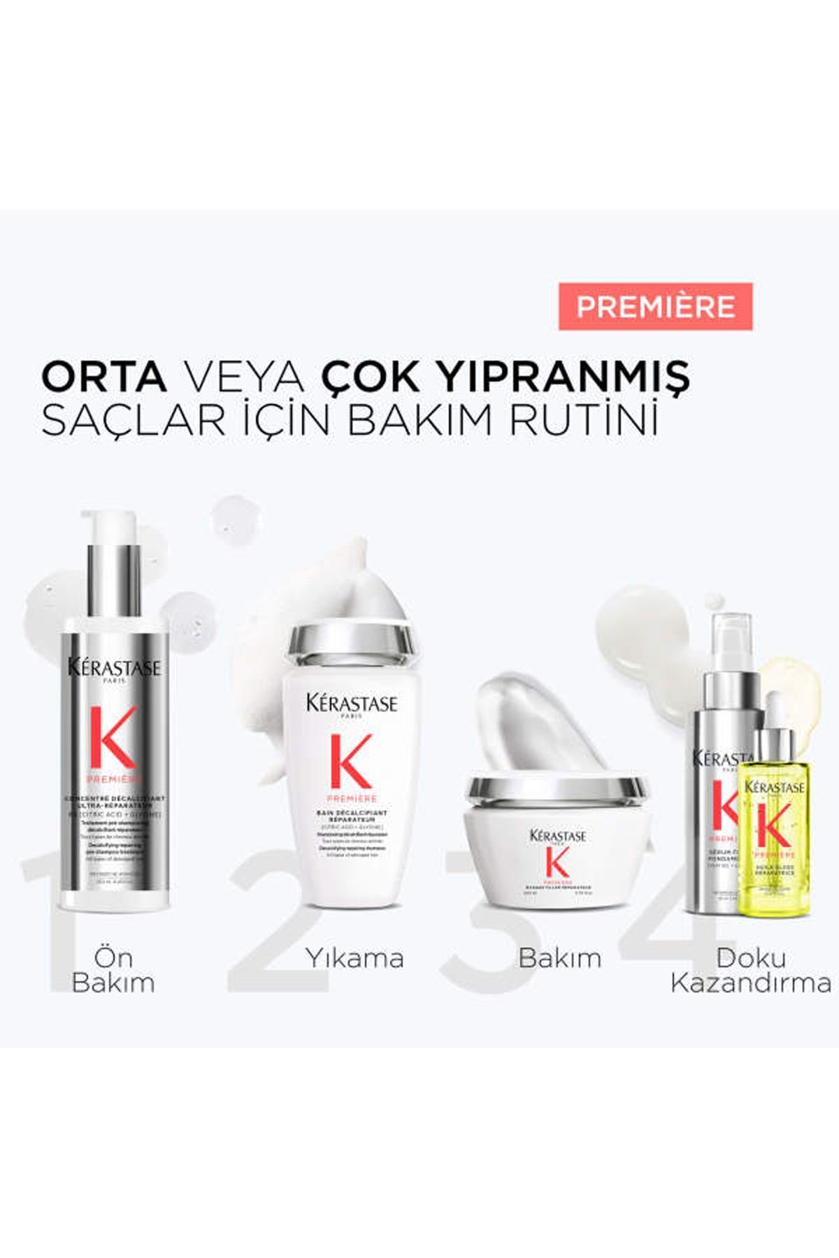 ماسک مو مردانه و زنانه PREMIERE KERATASA MASK 200 MLHAIRDRESSSEREVAKER22 برای موهای آسیب دیده Kerastase