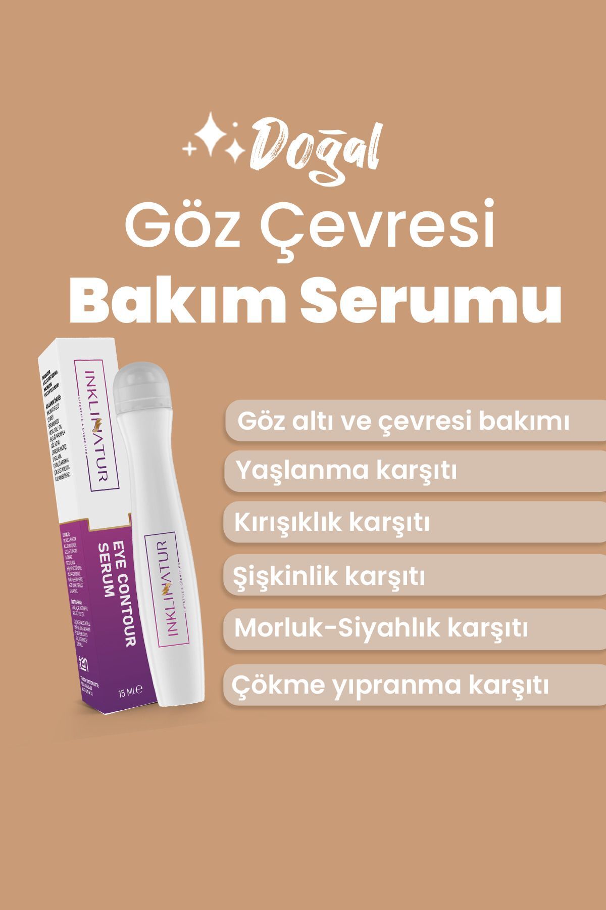 سرم چشم   INKLINATUR LIFESTYLE & COSMETICS | gcbs01 اورجینال - تصویر 3