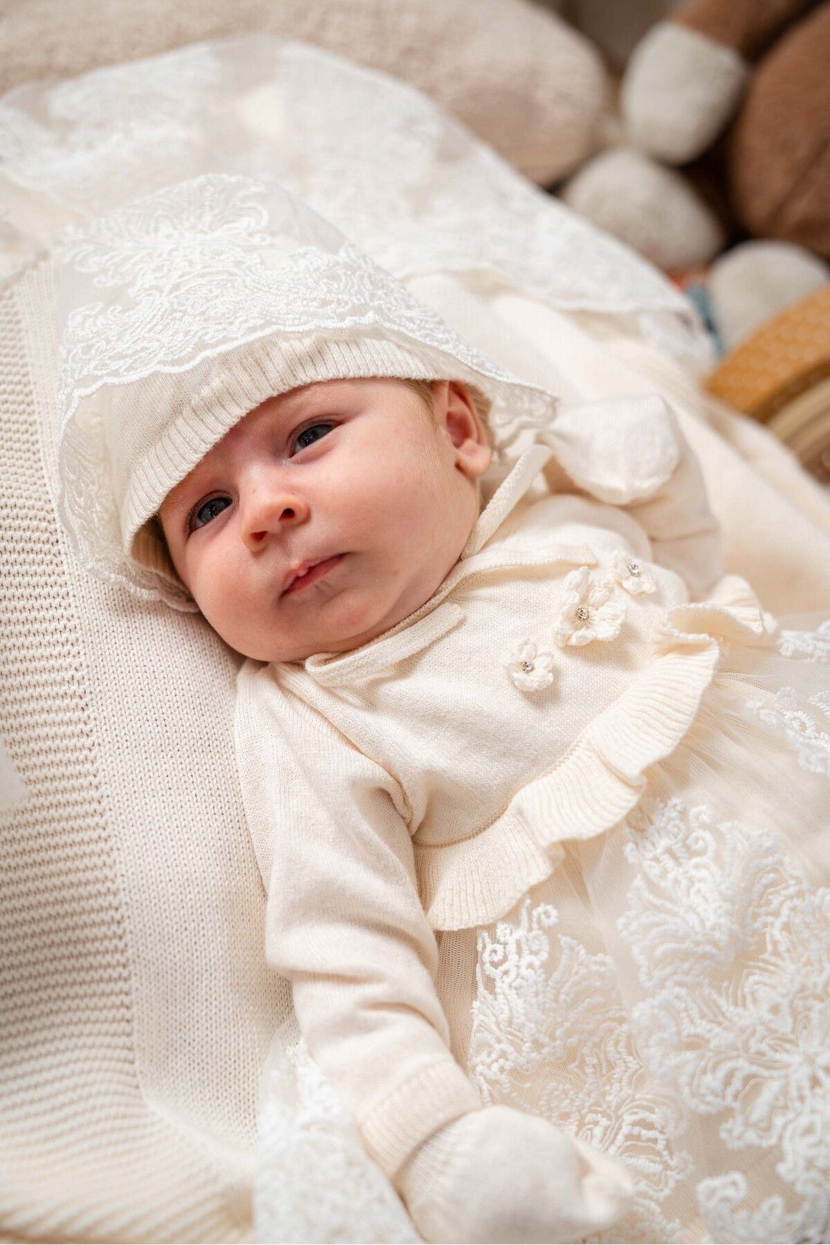 ست نوزادی دخترانه بژ Mert Baby | NPR311K اورجینال - تصویر 3