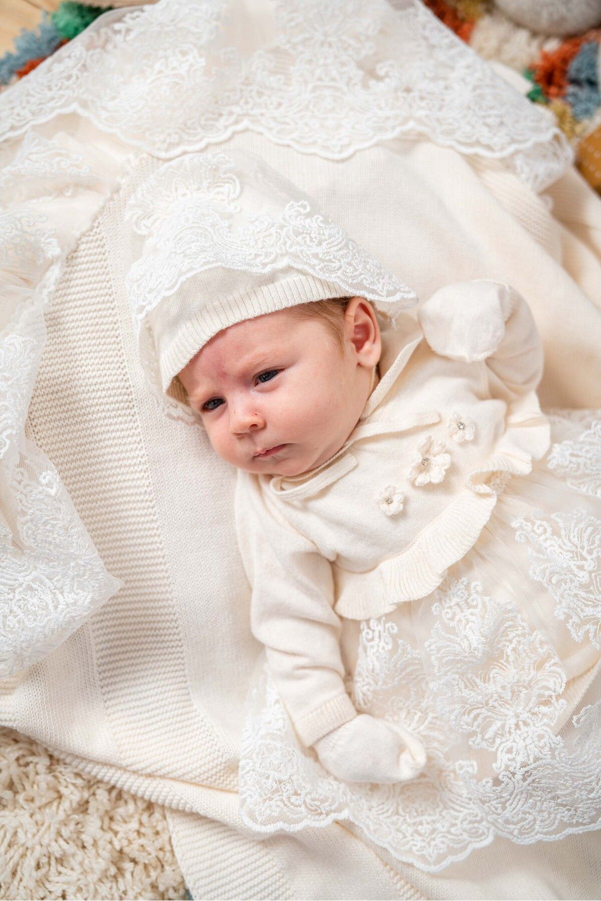 ست نوزادی دخترانه بژ Mert Baby | NPR311K اورجینال - تصویر 5