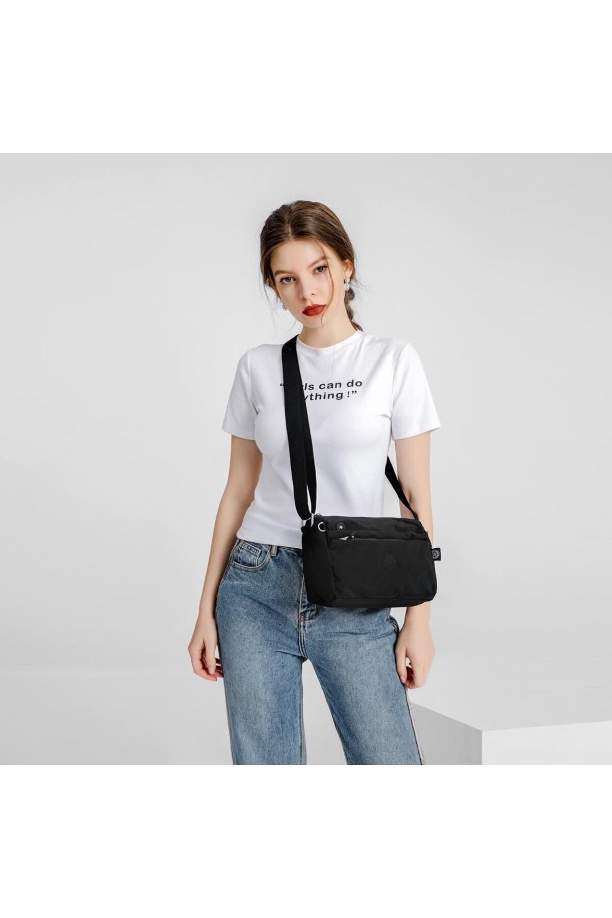 Smart Bags Krinkıl Küçük Boy Postacı Kadın Çantası - Haki