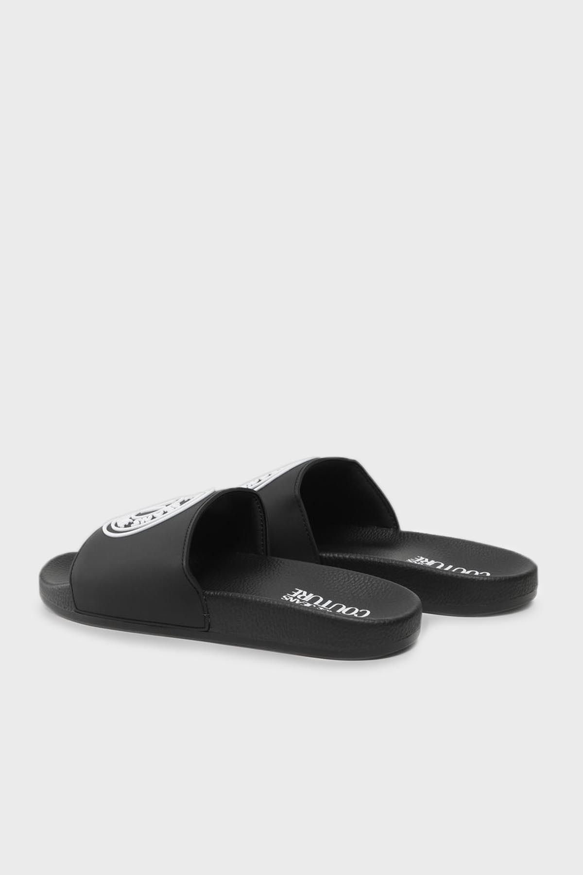 VERSACE JEANS COUTURE-فيرساتشي شعار النعال المسطحة النعال الرجالية 73ya3sq3 Zs192 899 2