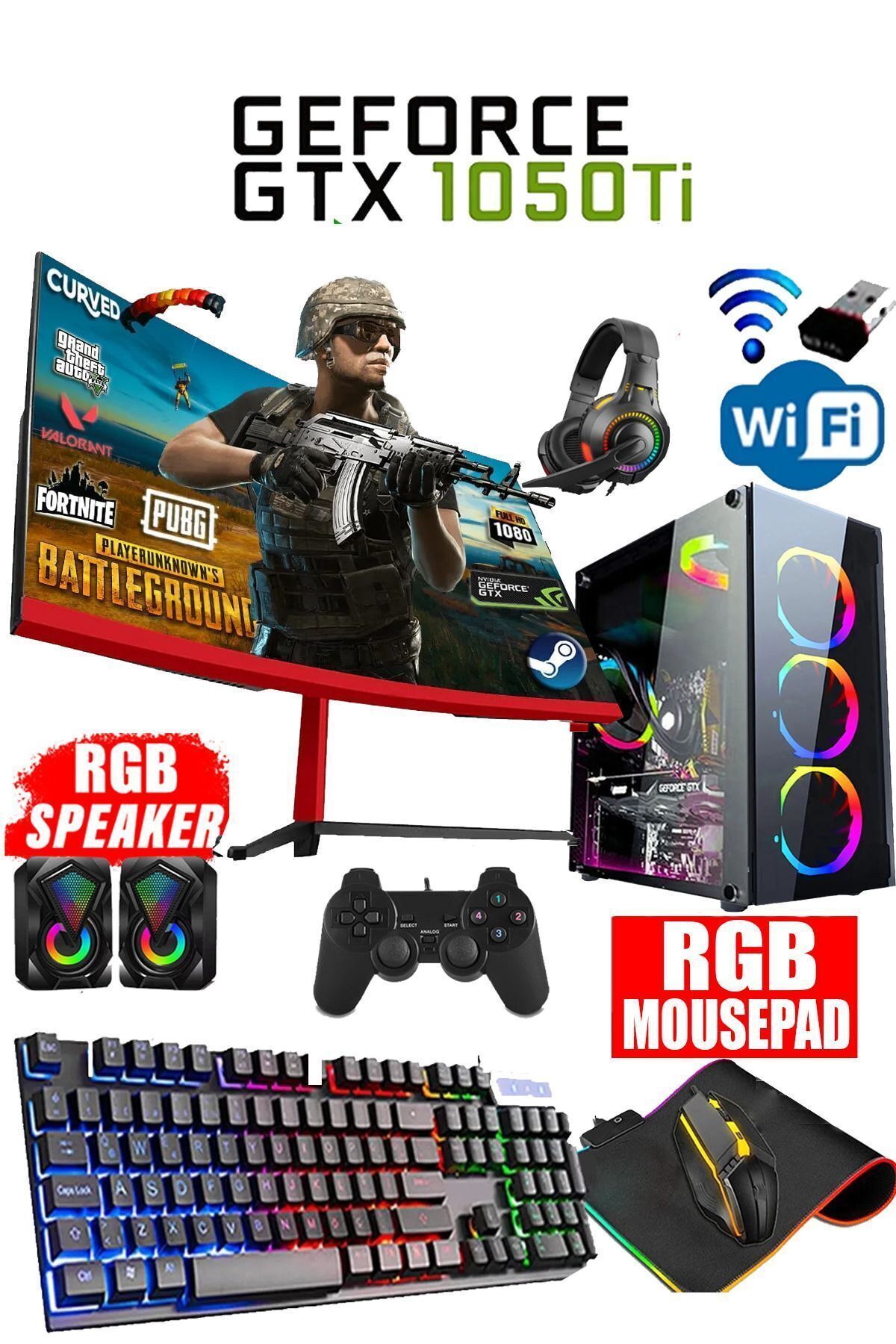 I5 2400 Gtx 1050 Ti Pubg PC Gaming TX21 I7 7700 Ram 16G SSD 256G