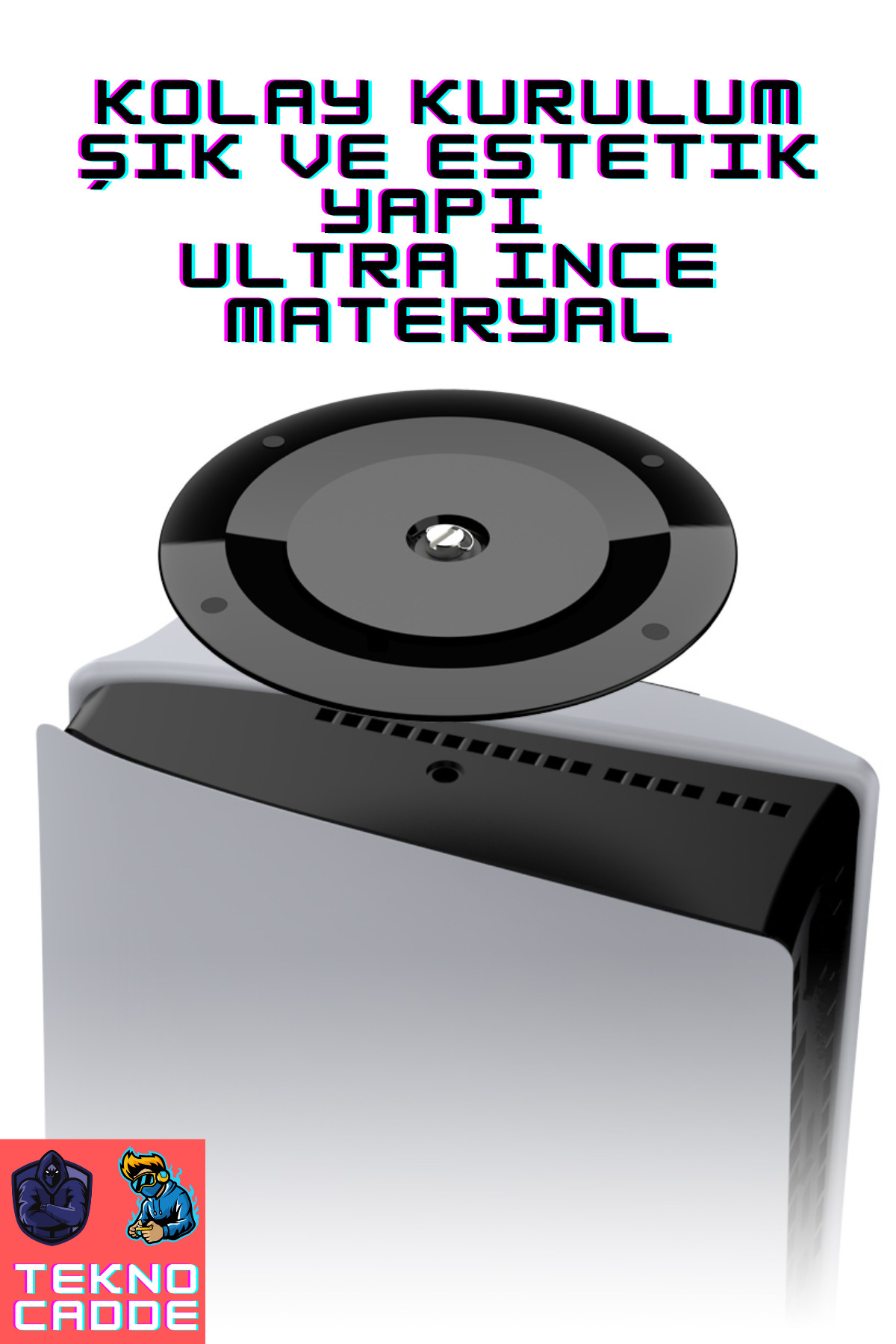 TP5-3573 Ps5 Slim Disk/Ps5 Slim Dijital Uyumlu ULTRA İNCE DİKEY STAND 4
