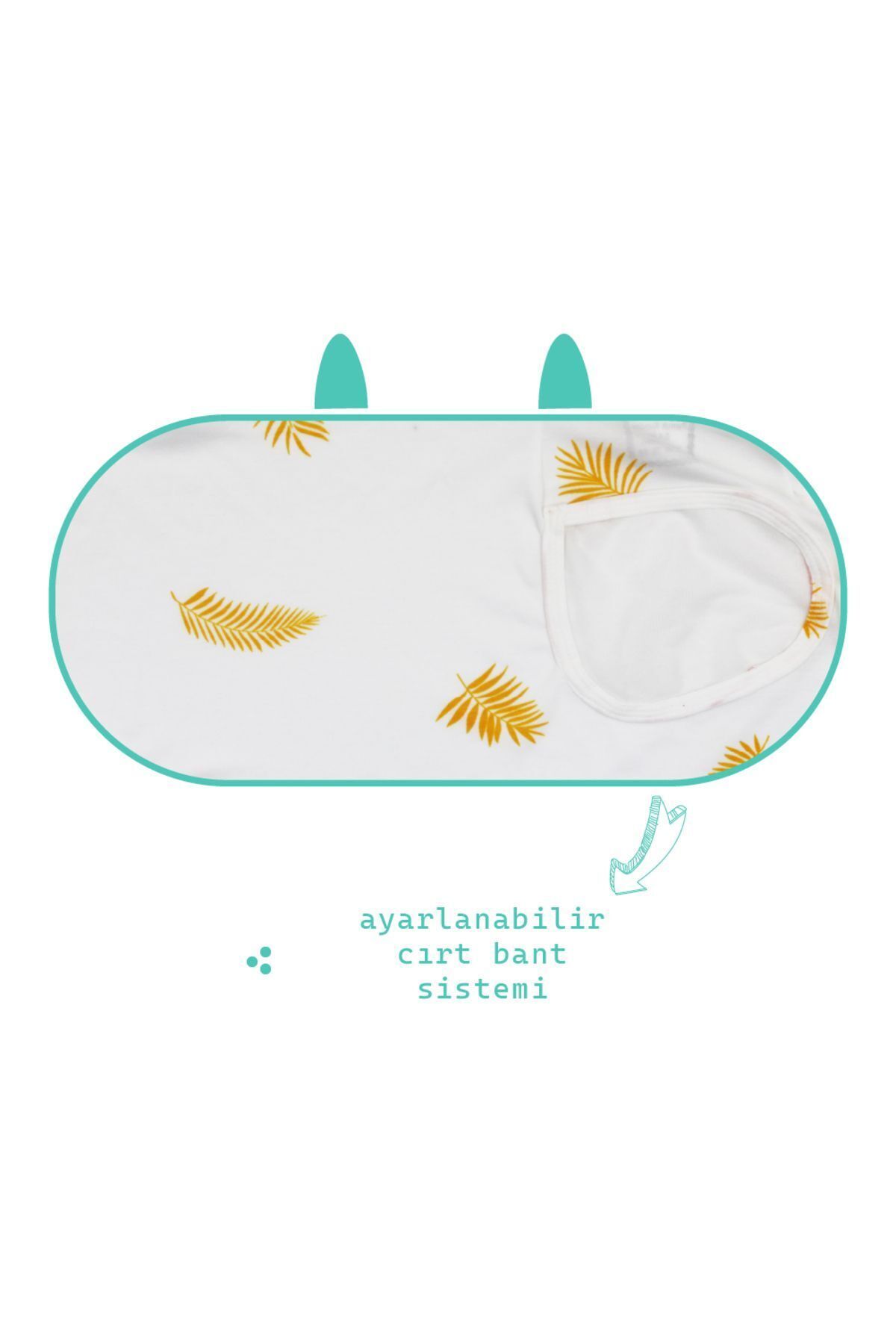 Mommyslab Yeni Sezon 0-4 Ay Desenli Renkli Cırtlı Hazır Bebek Pamuk Kundak %100 Pamuk (OEKO TEX CIF BELGELİ) fotoğrafı 4 (önizleme)