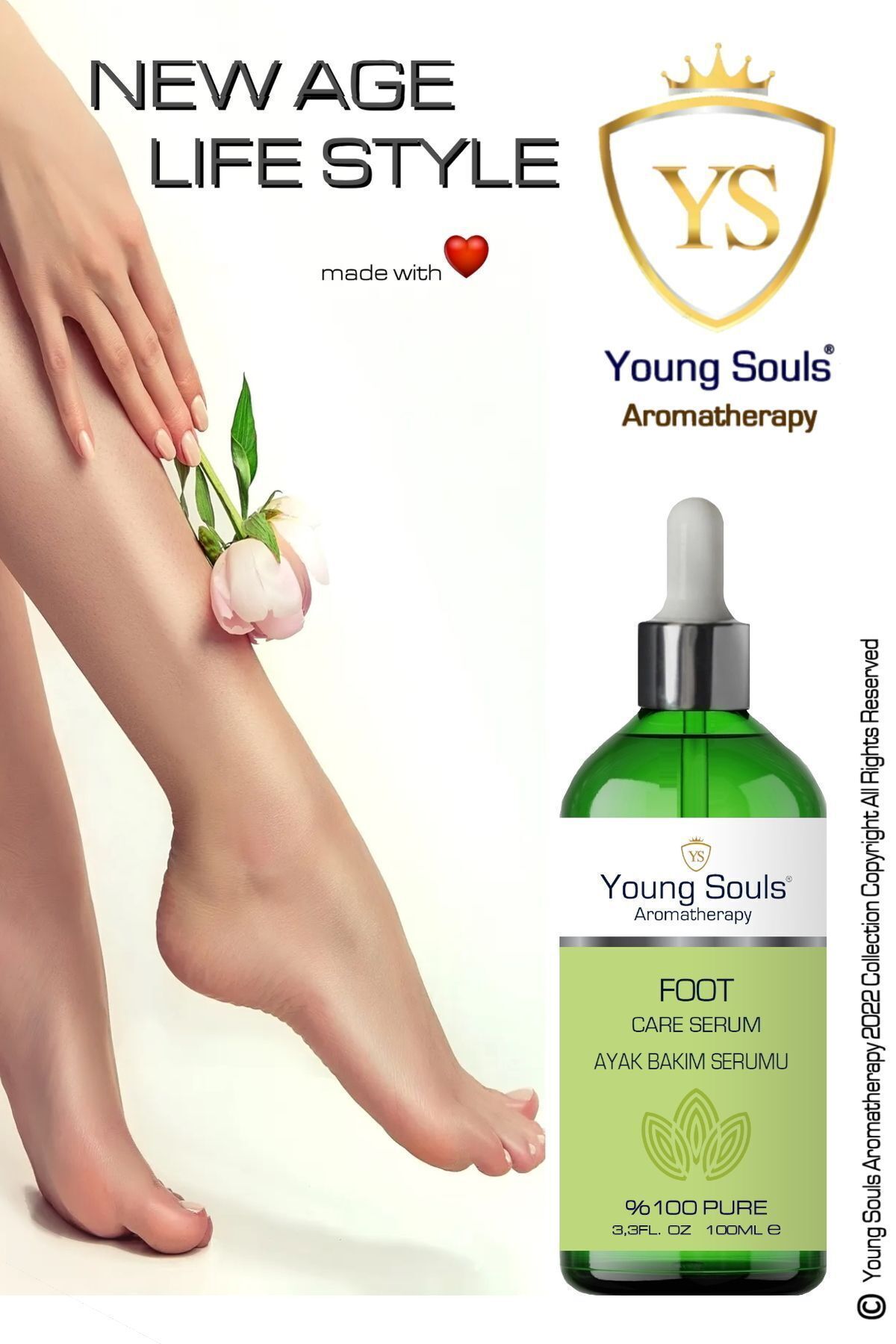 Aromatherapy Foot Care Serum & Massage Foot Care Serum & Massage 100 ml YOUNG SOULS
