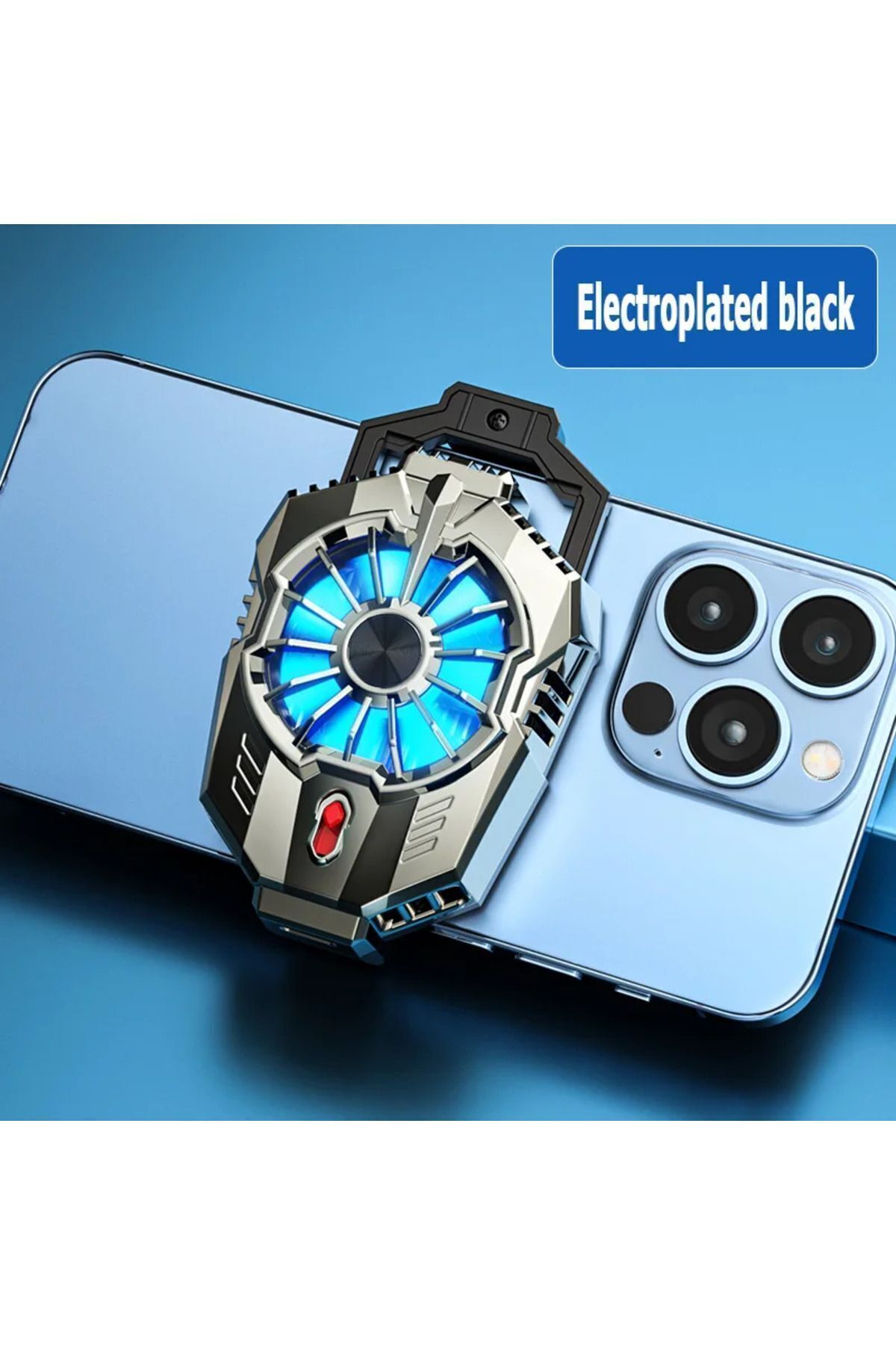 Nilpro-X20 Boxed - Universal Silent Led Phone Cooler Compatible with Iphone Android, Pubg Cod Fan Radiator 7