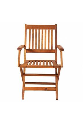 Genel Markalar Ahşap Kollu Katlanır Lüks Sandalye Bahçe Balkon Sandalye