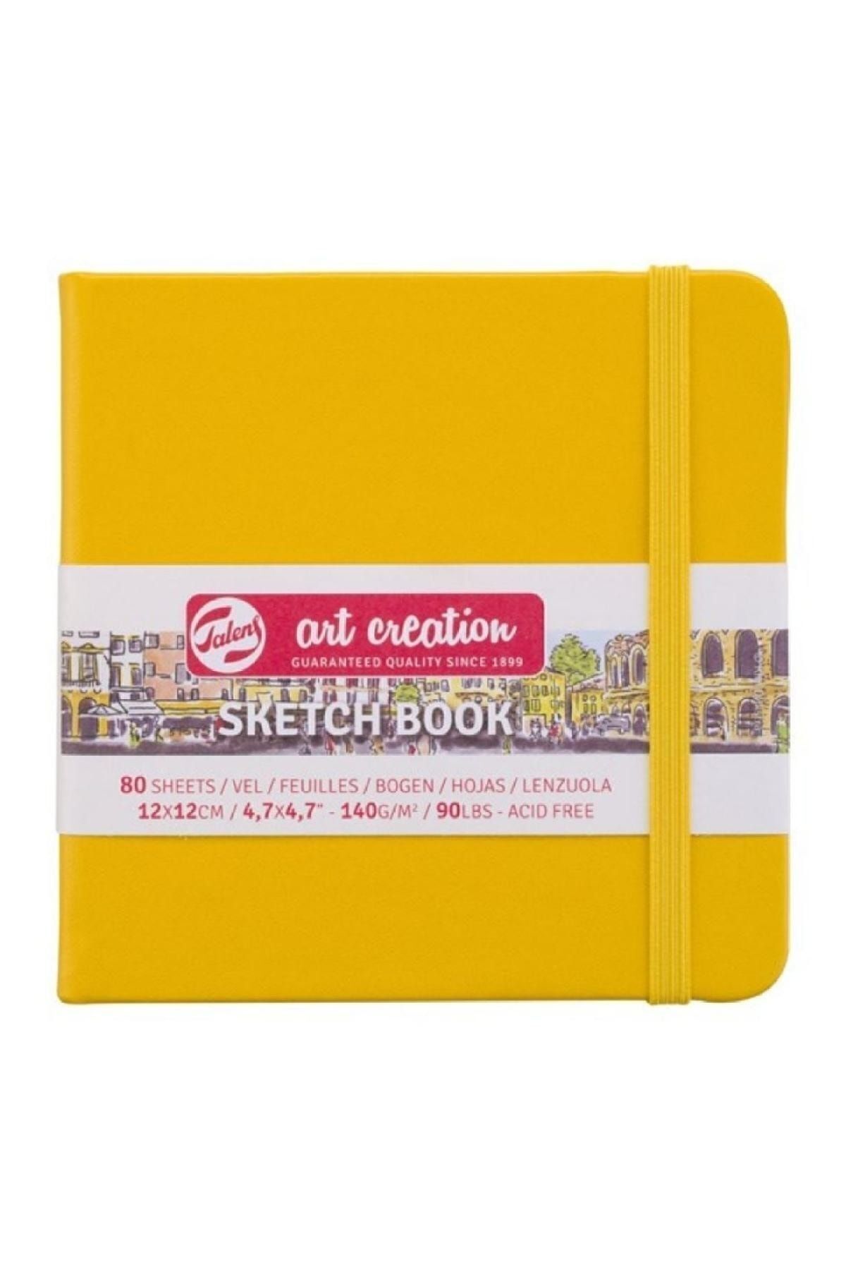 Talens-Art Creation Sketch Books Sketchbook 140gr12 X 12 Yellow 1