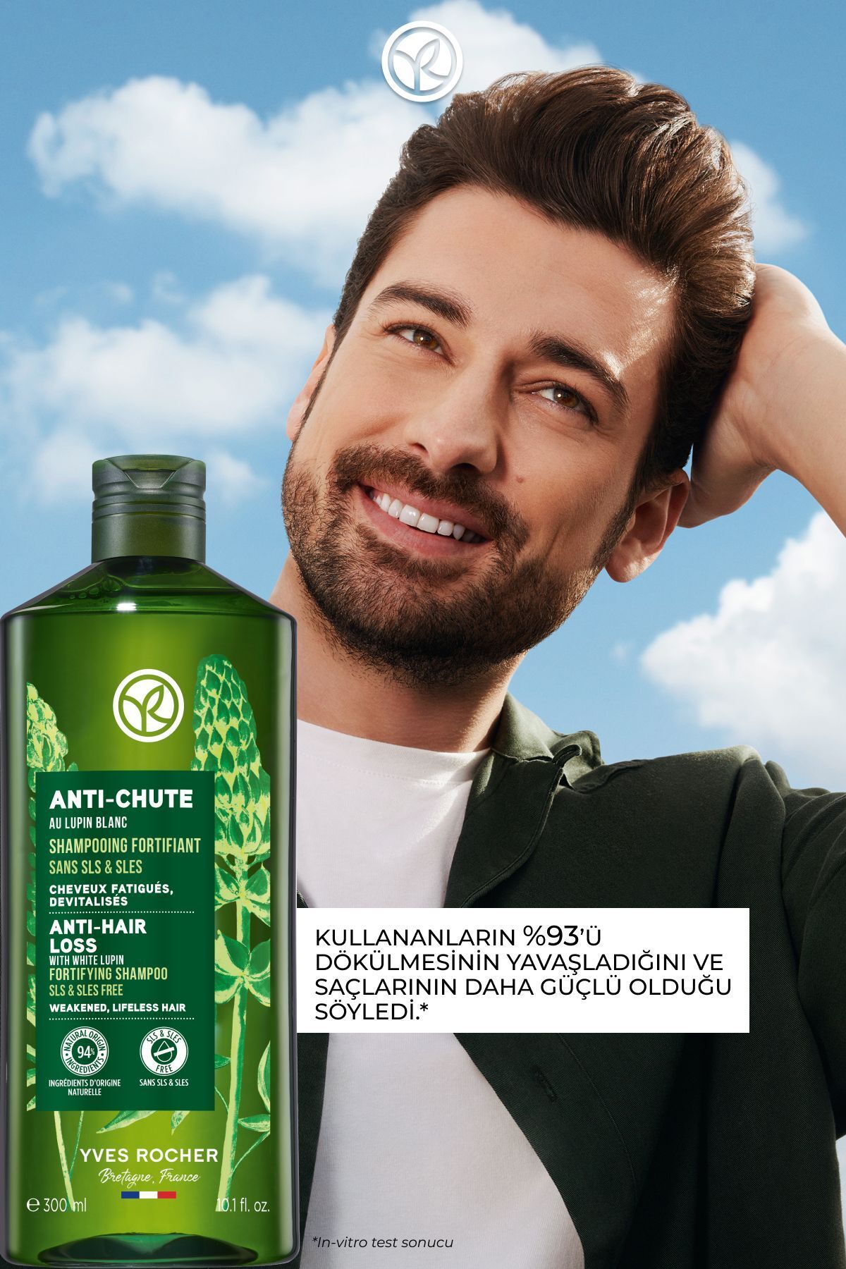 Saç Dökülmesine Karşı (anti-chute) Güçlendirici Prebiyotik Şampuan - Vegan-300 Ml