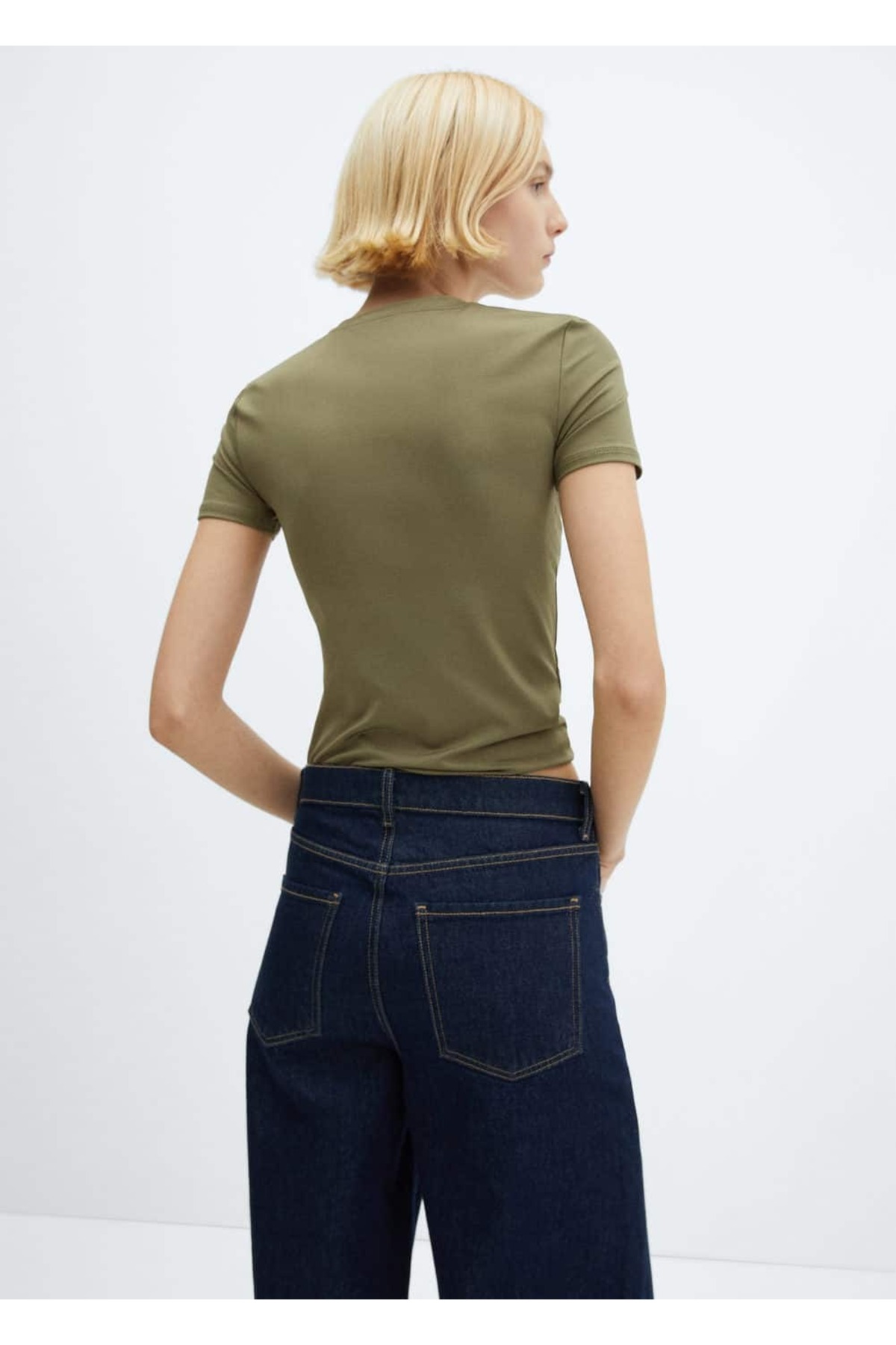 تیشرت مردانه خاکی منگو | 67006050 اورجینال - تصویر 4