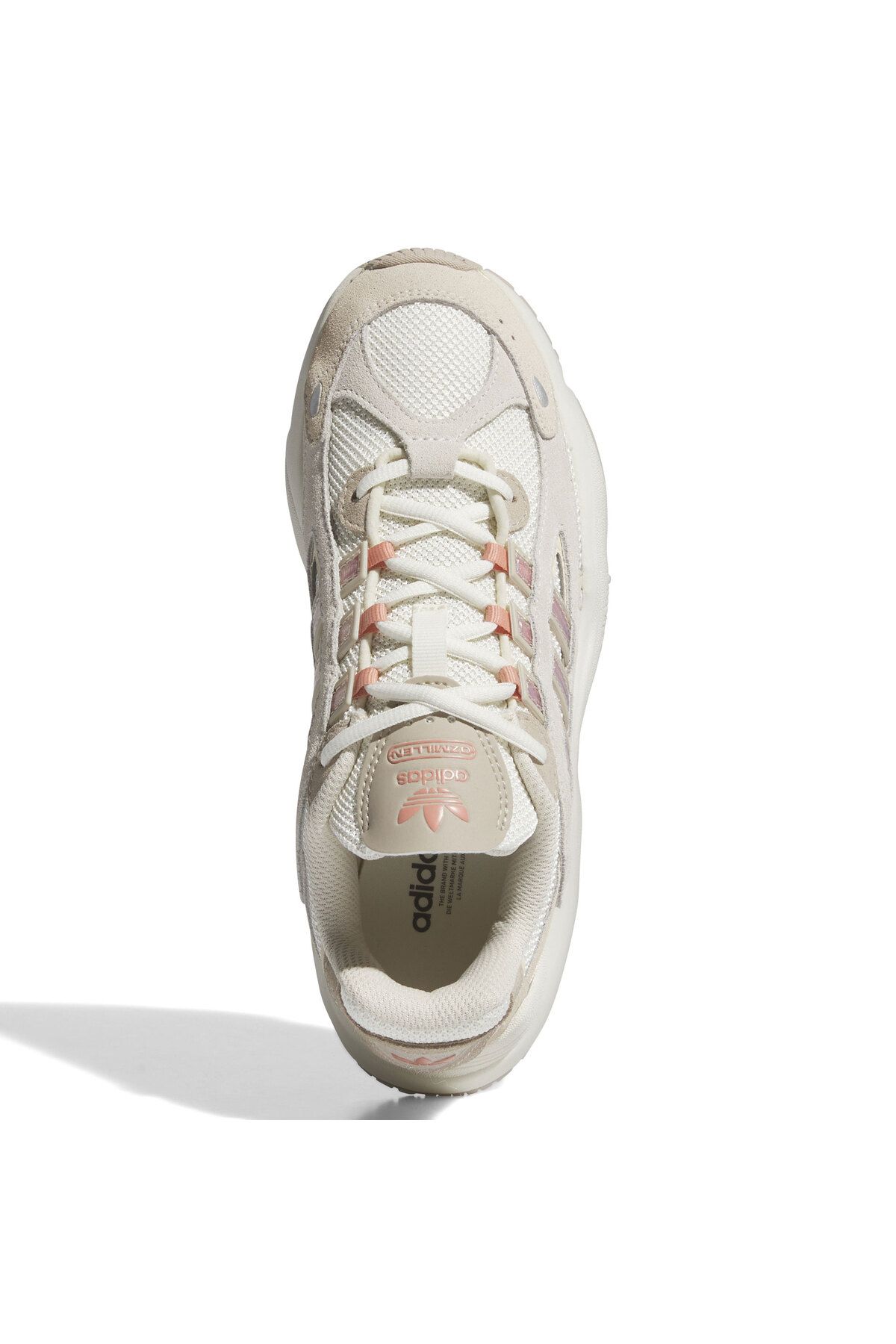 اسنیکر کرمی زنانه کفش ورزشی بژ Ozmillen IE4010 adidas